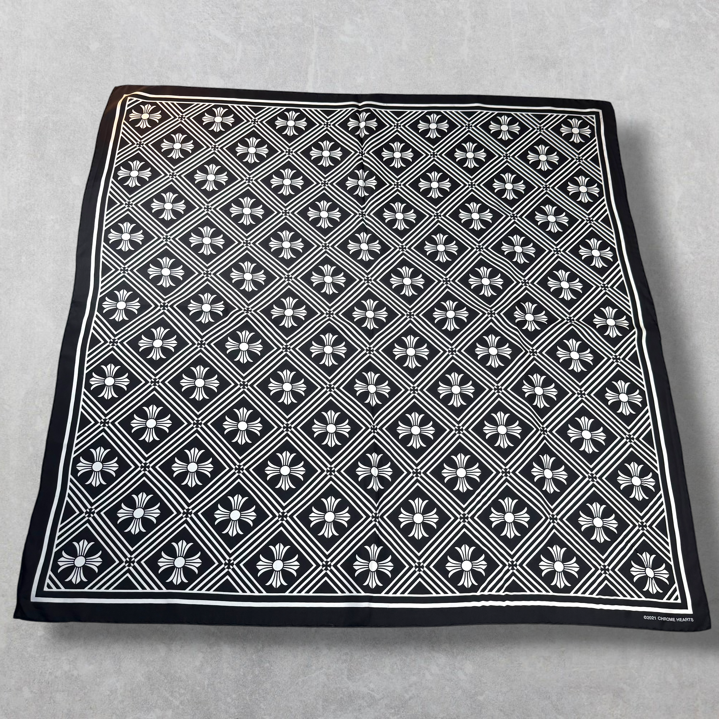 Chrome Hearts Silk Scarf Math Plus