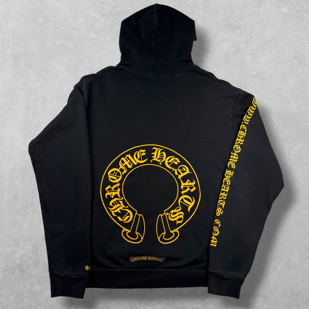 Chrome Hearts Online Exclusive Hoodie Black/Yellow M