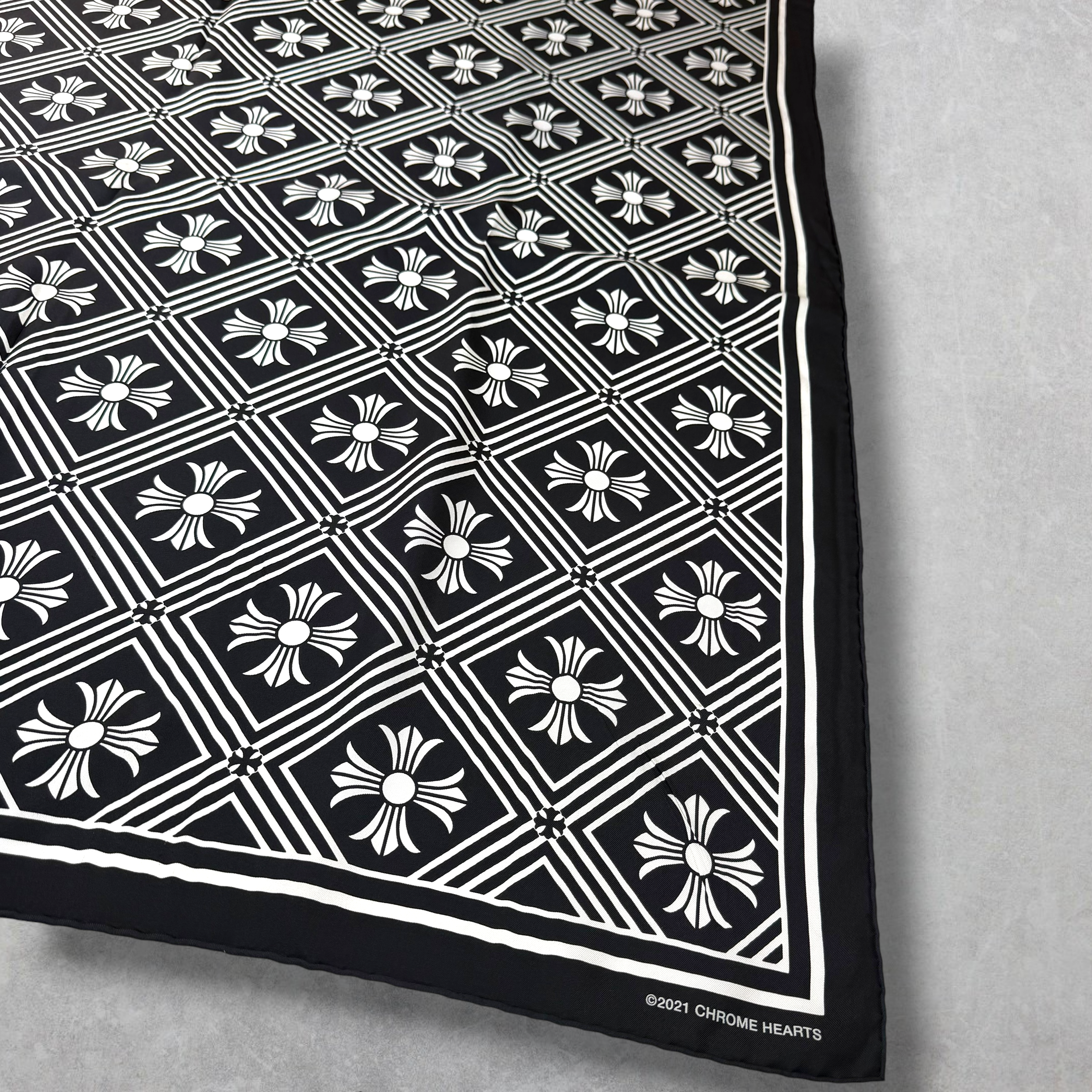 Chrome Hearts Silk Scarf Math Plus