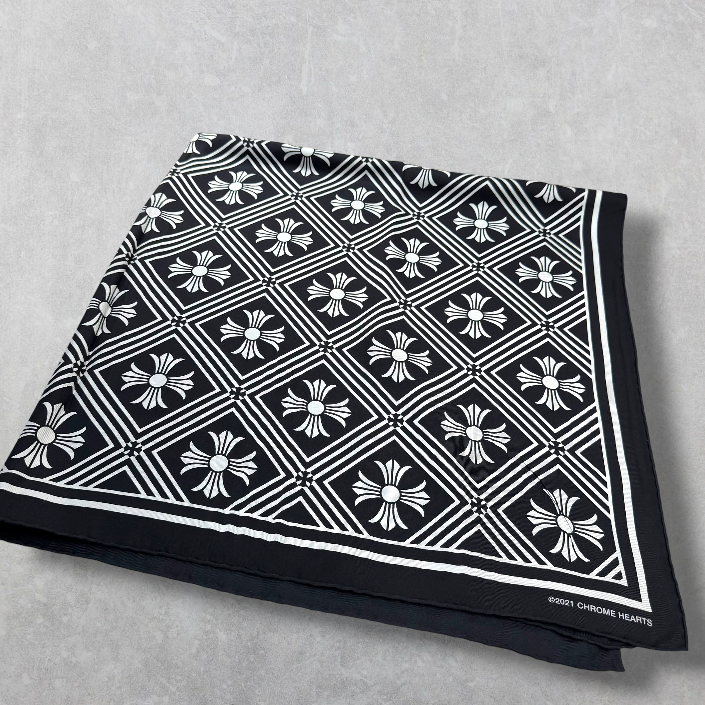 Chrome Hearts Silk Scarf Math Plus