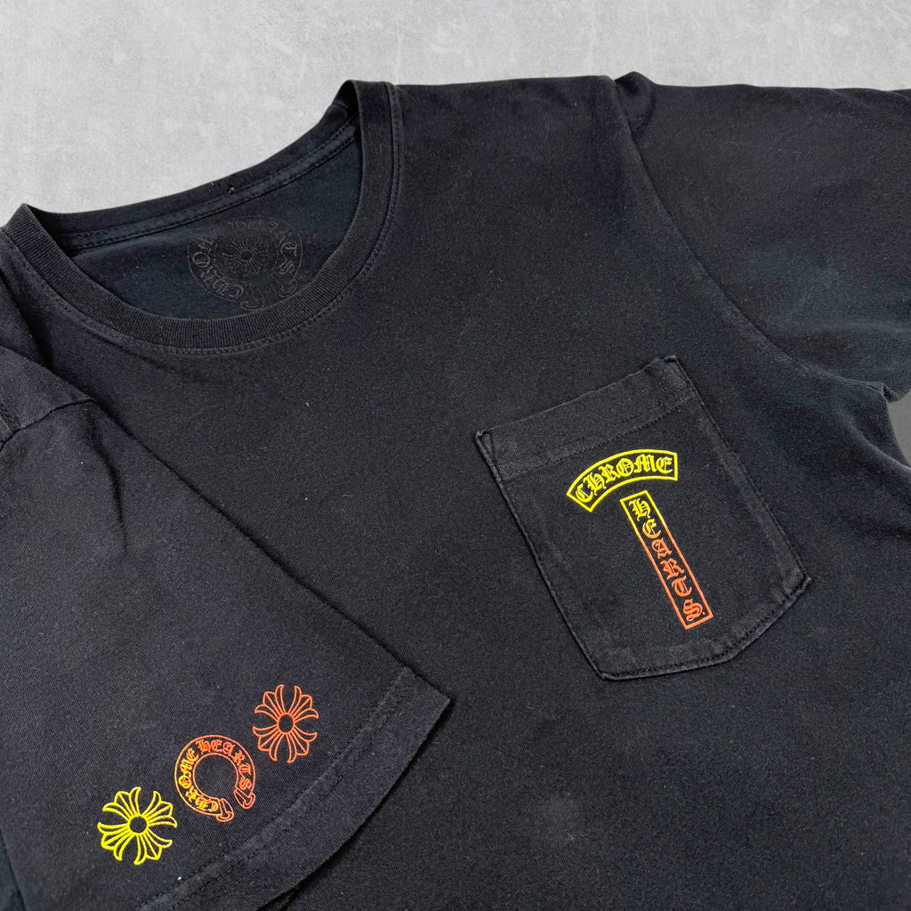 Chrome Hearts Gradient Logo Tee Black M
