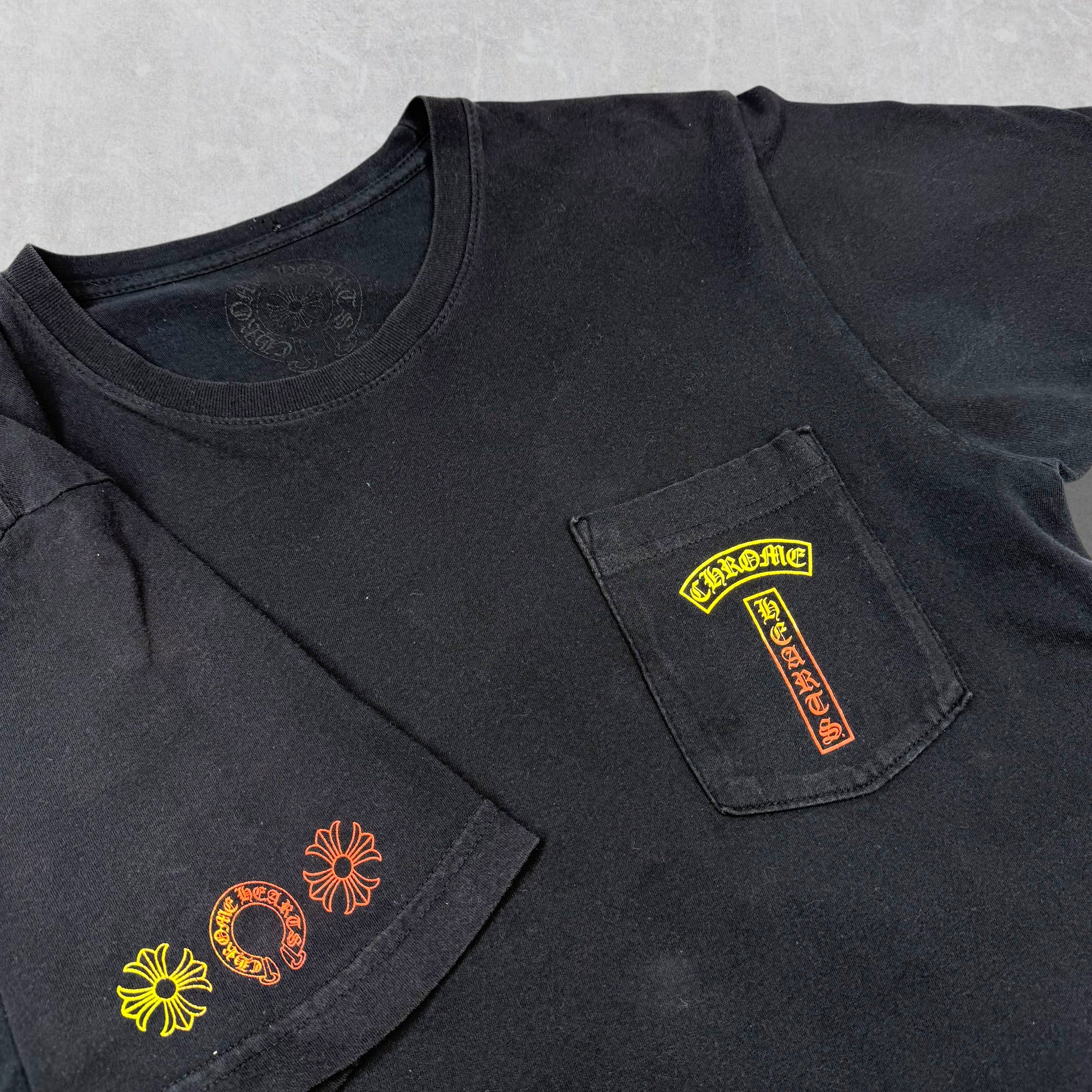Chrome Hearts Gradient Logo Tee Black M