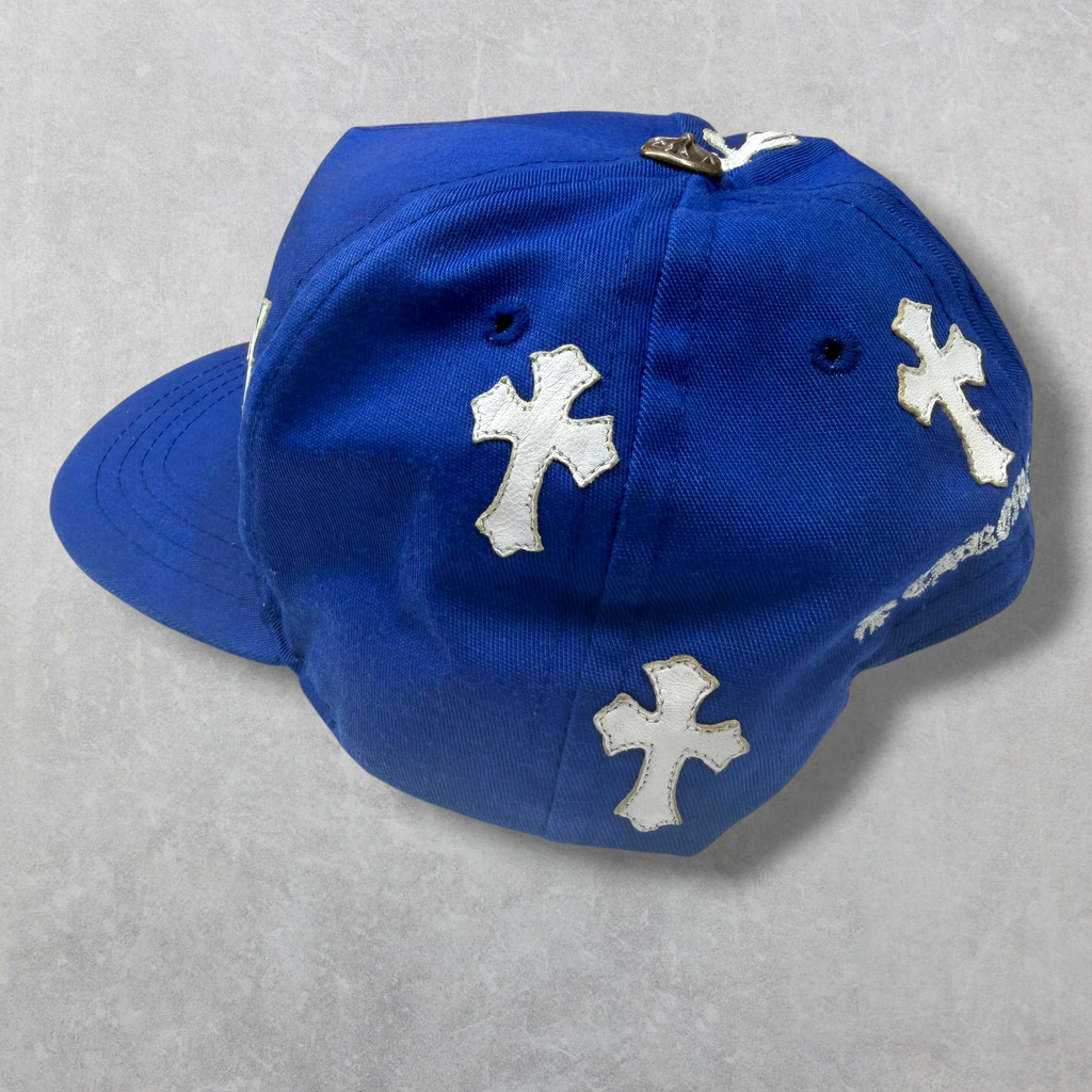 Chrome hearts Blue/White Cross Patch Hat
