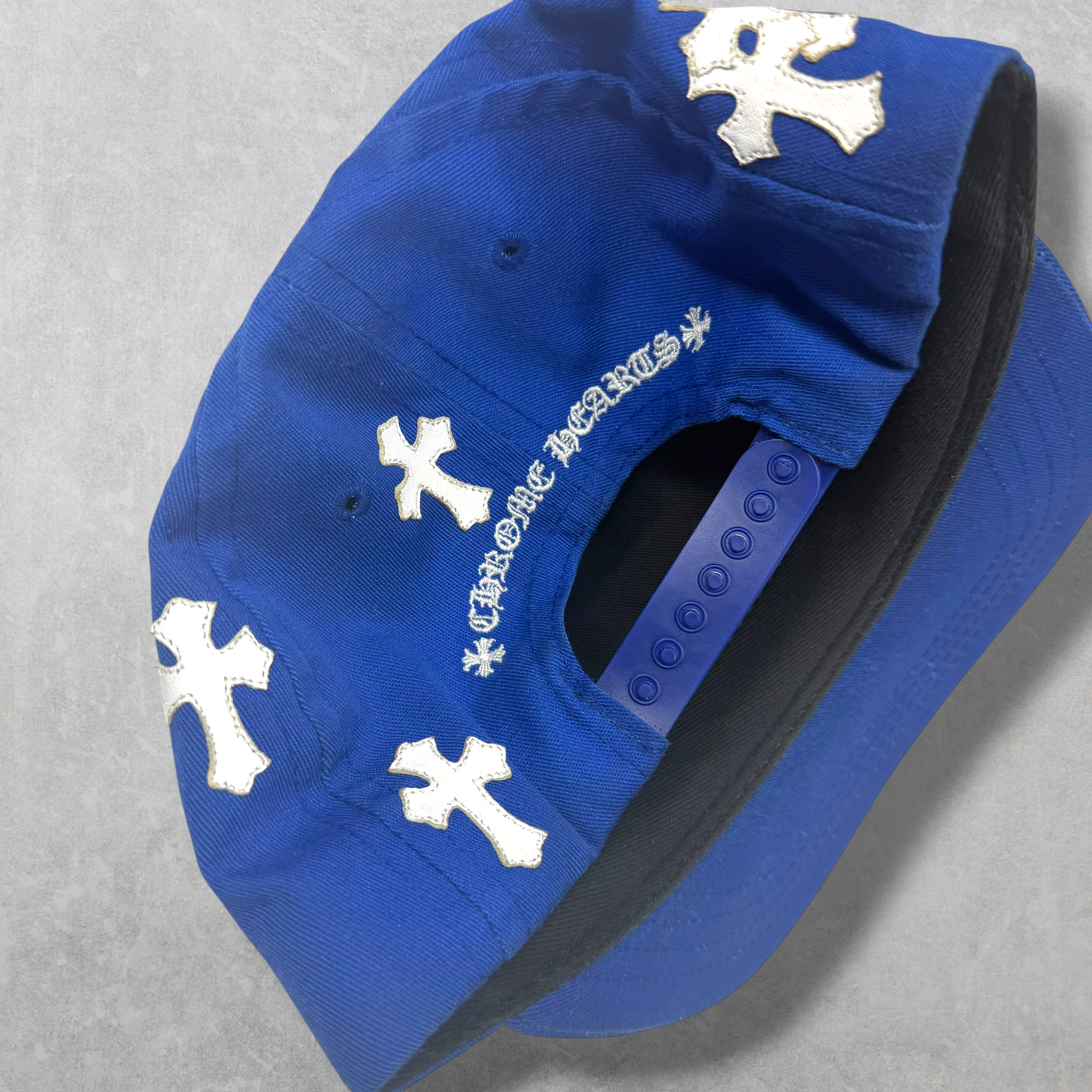Chrome hearts Blue/White Cross Patch Hat
