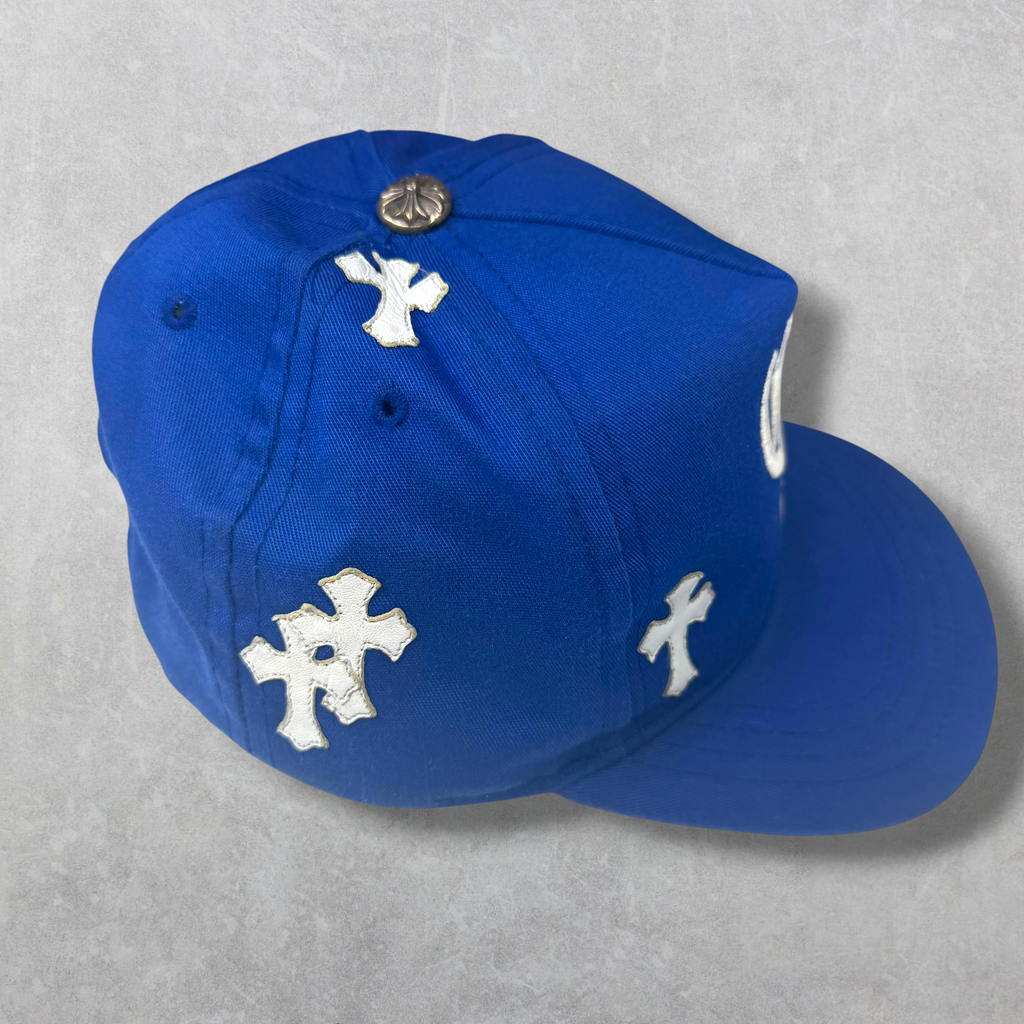 Chrome hearts Blue/White Cross Patch Hat
