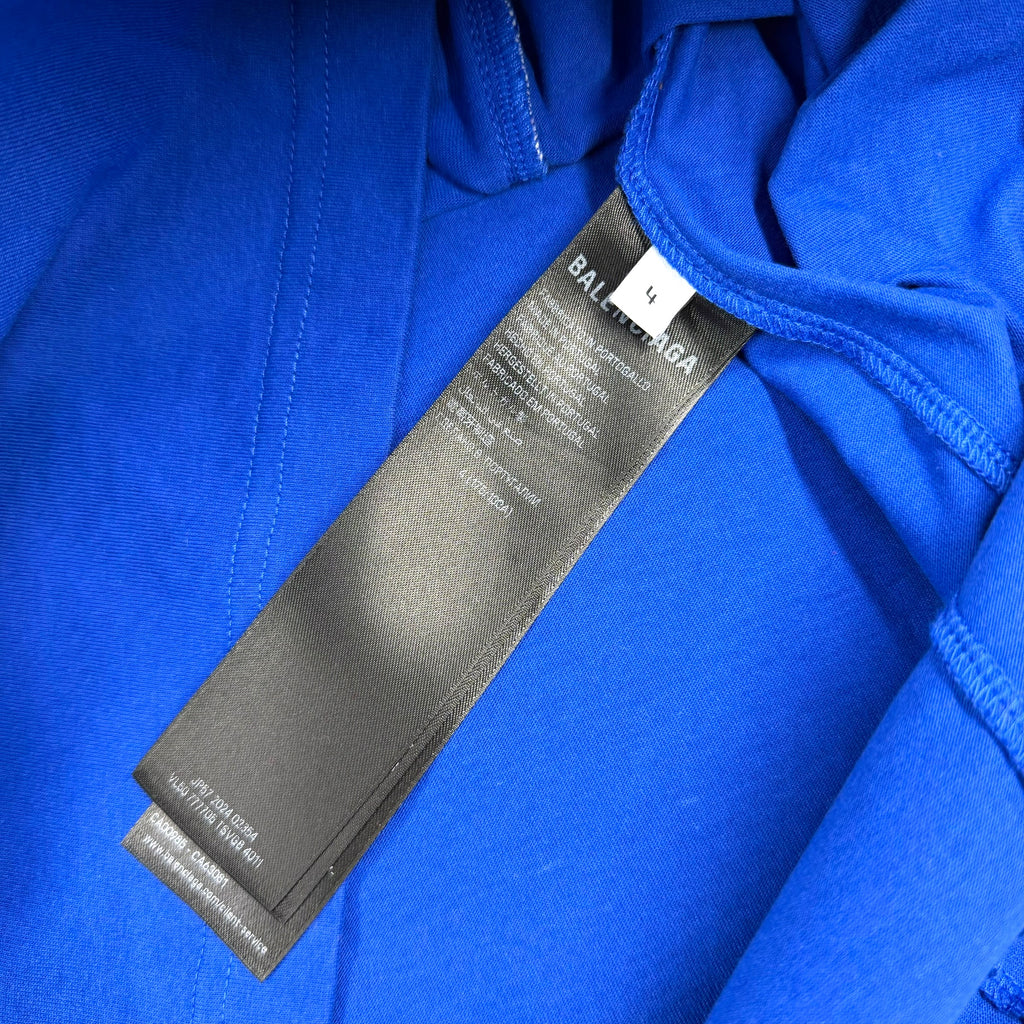 Balenciaga Oversized Soccer Jersey Blue 4 (XXXL)