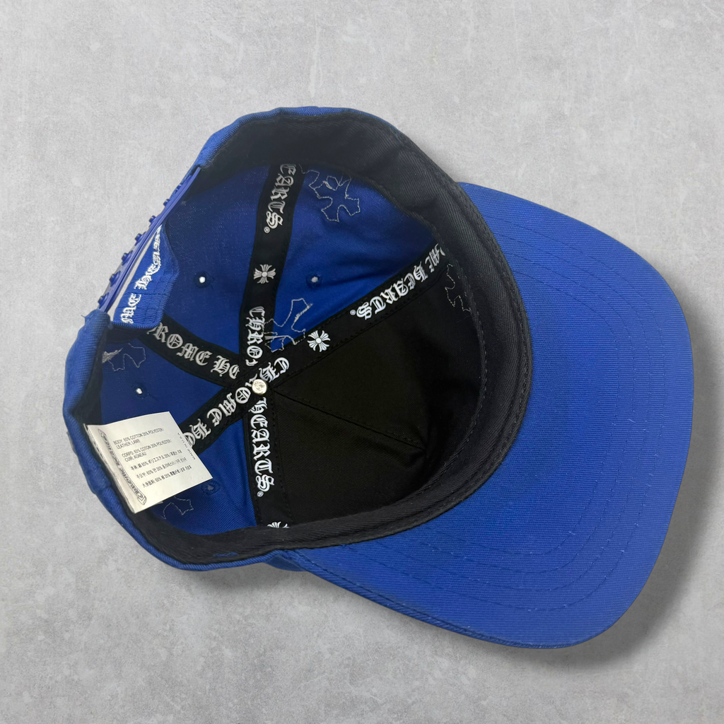 Chrome hearts Blue/White Cross Patch Hat