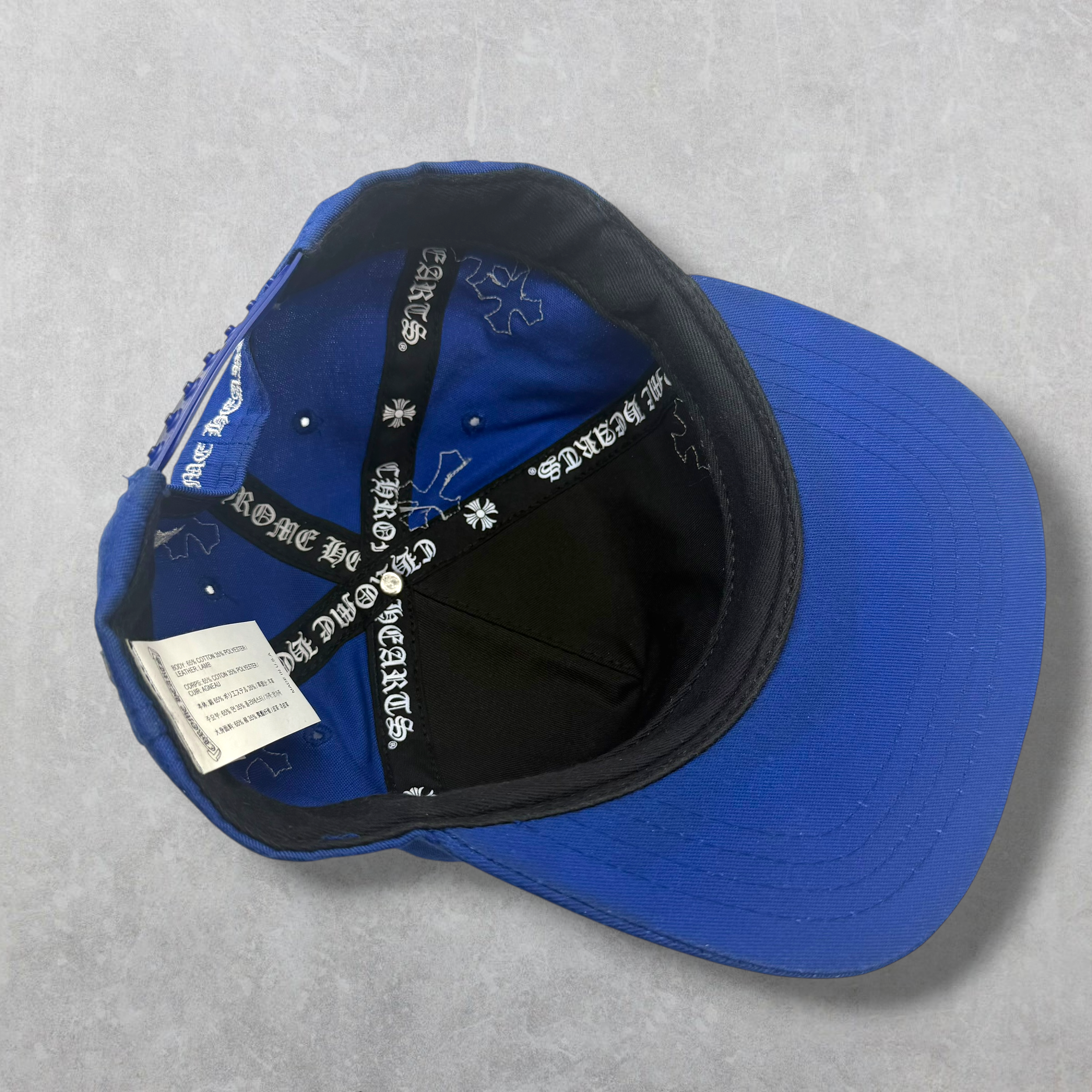 Chrome hearts Blue/White Cross Patch Hat