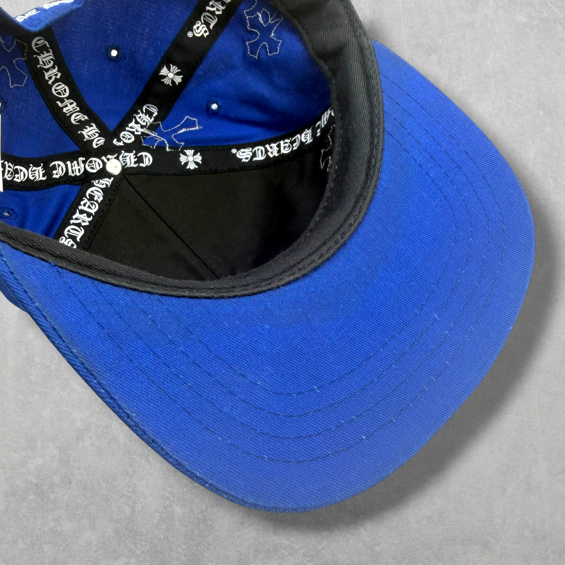 Chrome hearts Blue/White Cross Patch Hat