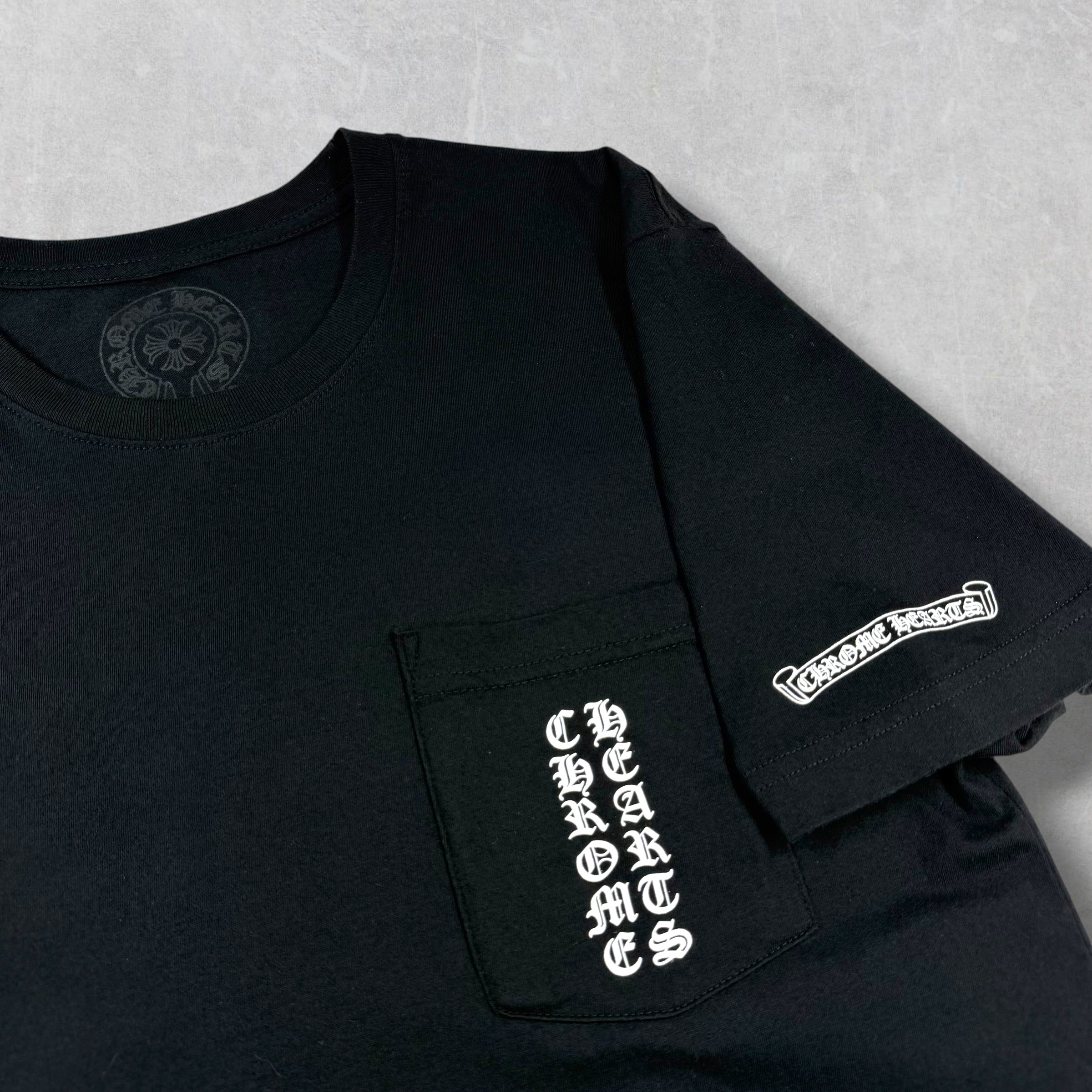Chrome Hearts Tokyo Scroll Logo Tee Black M