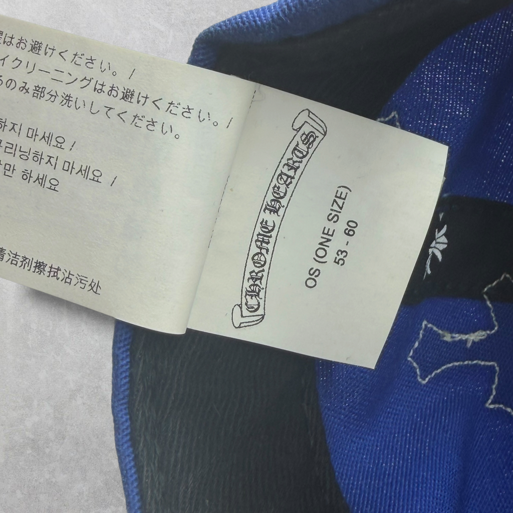 Chrome hearts Blue/White Cross Patch Hat