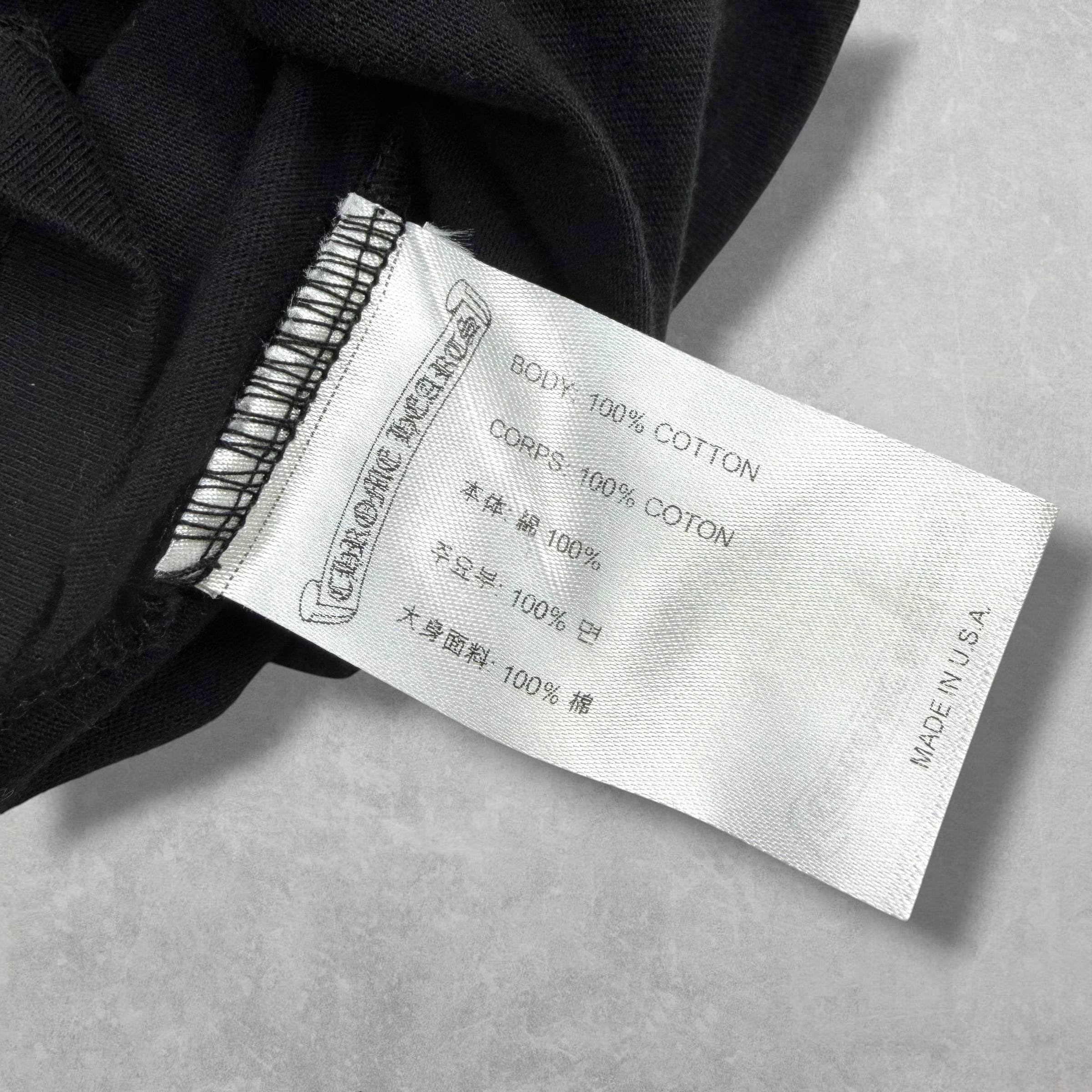 Chrome Hearts Tokyo Scroll Logo Tee Black M