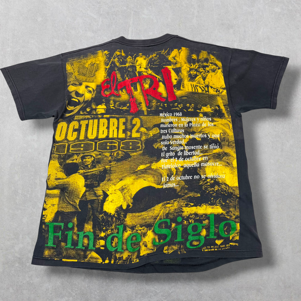 Vintage 90s Resurreccion El Tri "Fin De Siglo" Tee XL
