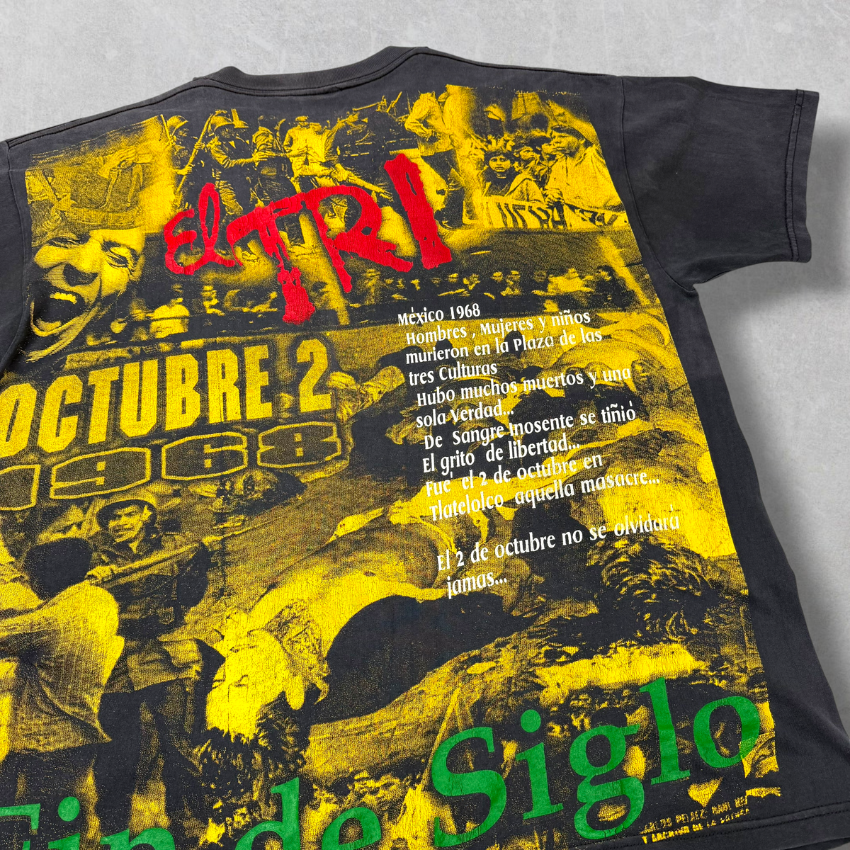 Vintage 90s Resurreccion El Tri "Fin De Siglo" Tee XL