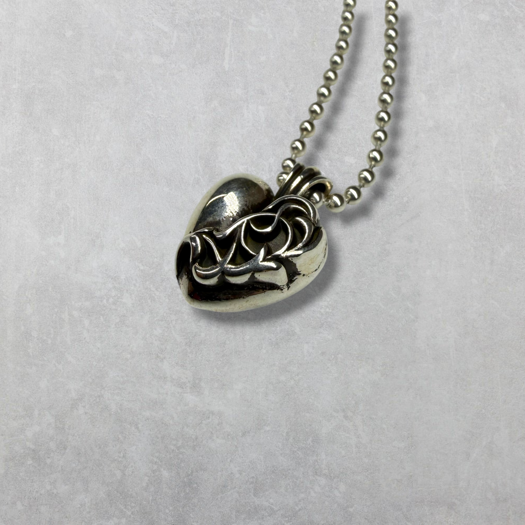 Chrome Hearts Vegas Exclusive Heart Pendant w/ Ball Chain