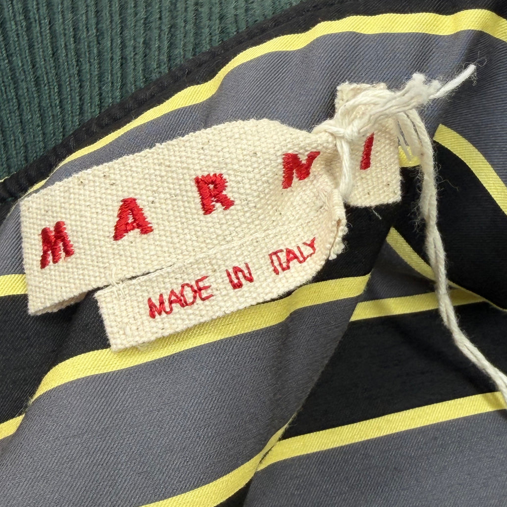 Marni Logo-Embroidered Wool-Blend Varsity Jacket 48 (M)