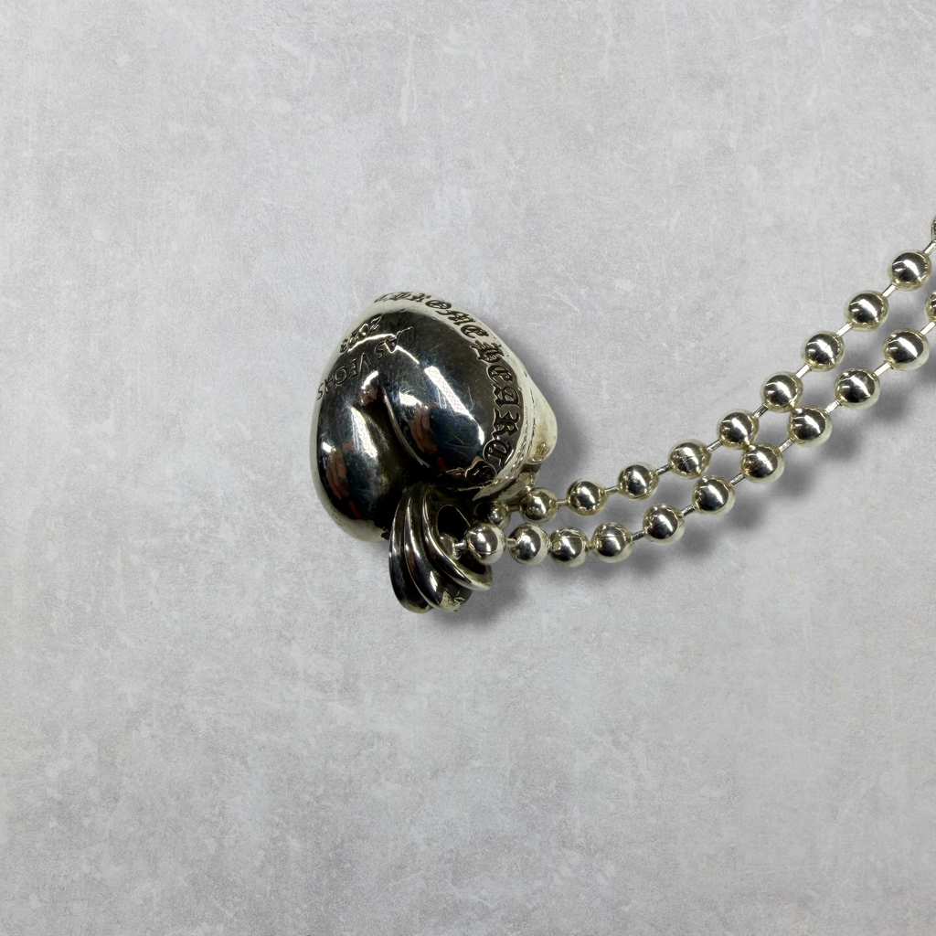 Chrome Hearts Vegas Exclusive Heart Pendant w/ Ball Chain