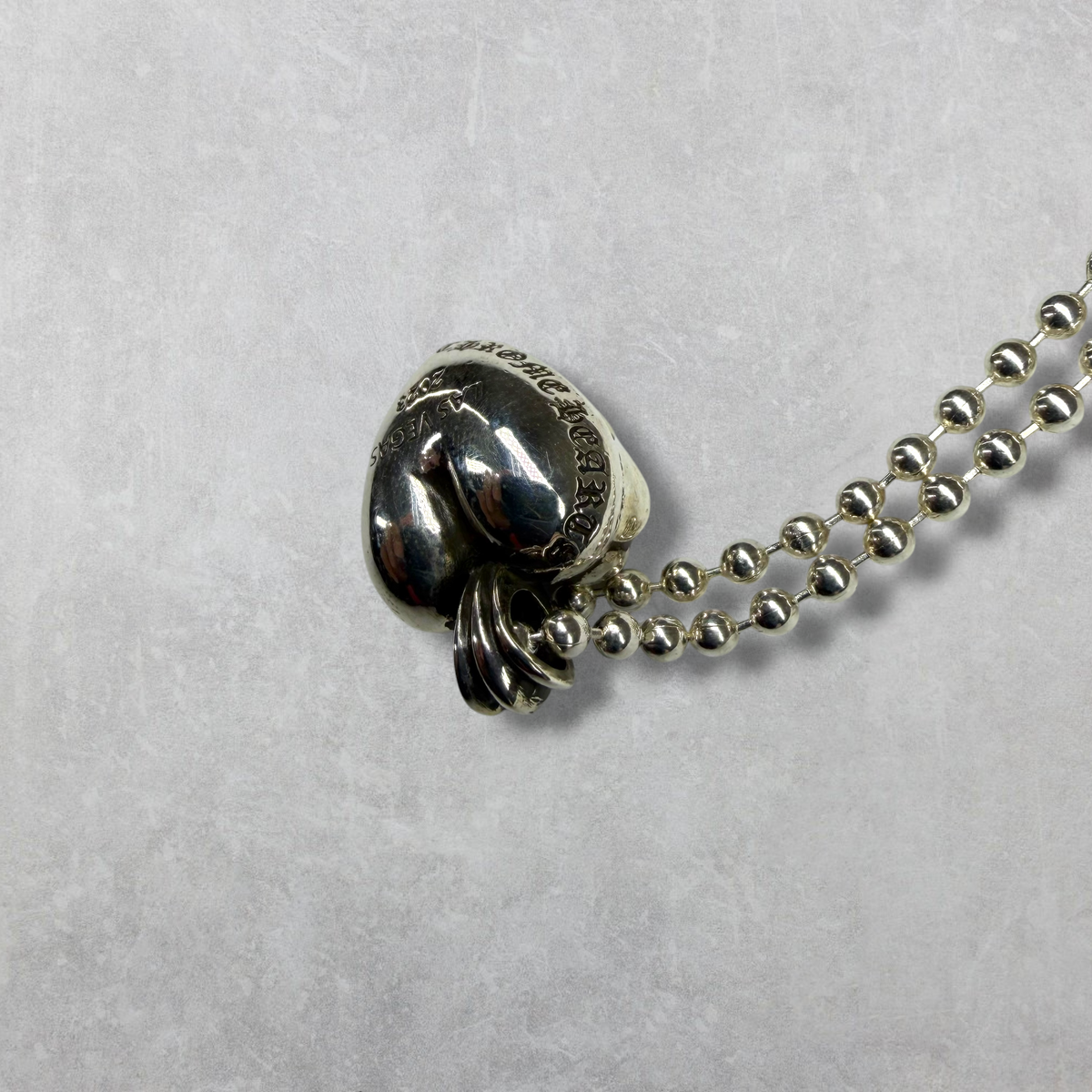 Chrome Hearts Vegas Exclusive Heart Pendant w/ Ball Chain