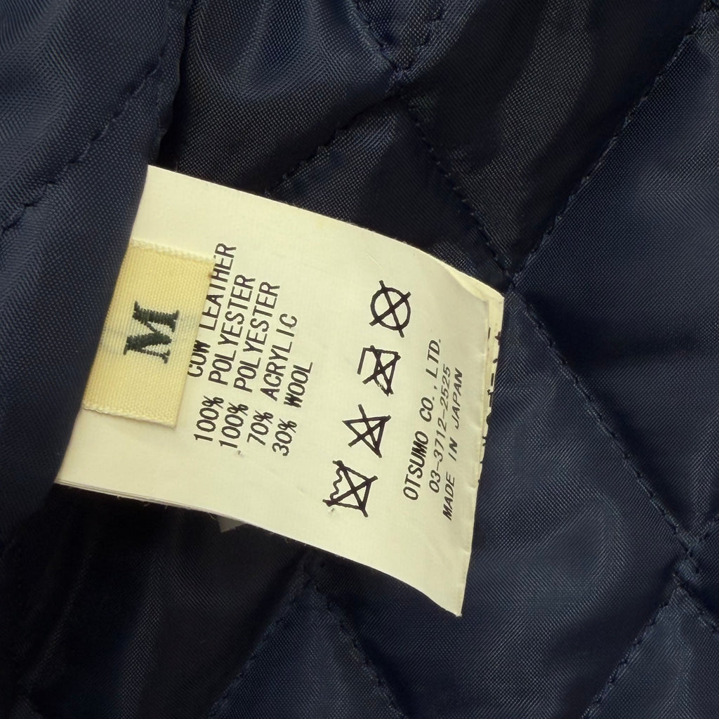 Human Made x Kaws Navy Varsity Jacket M