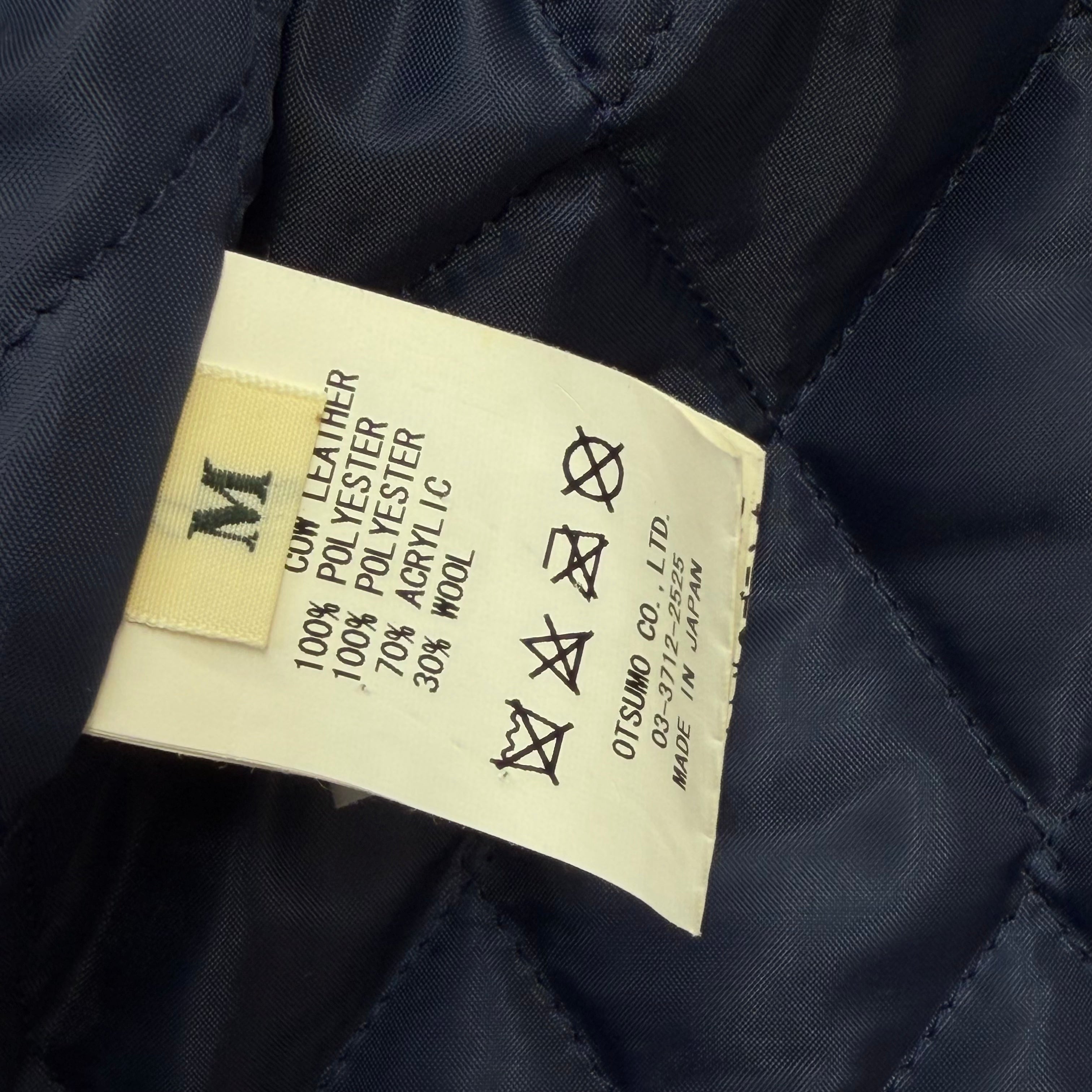 Human Made x Kaws Navy Varsity Jacket M