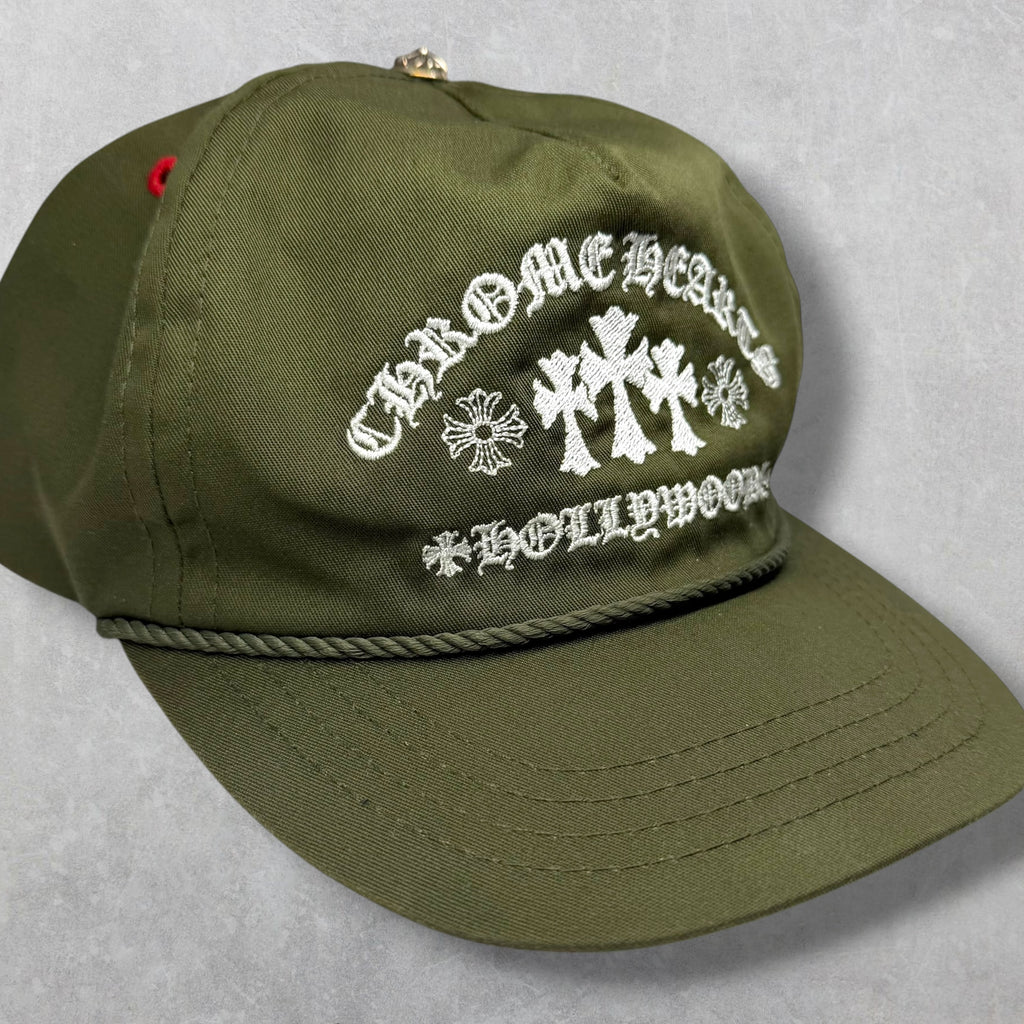 Chrome Hearts Gas Station Olive Hat