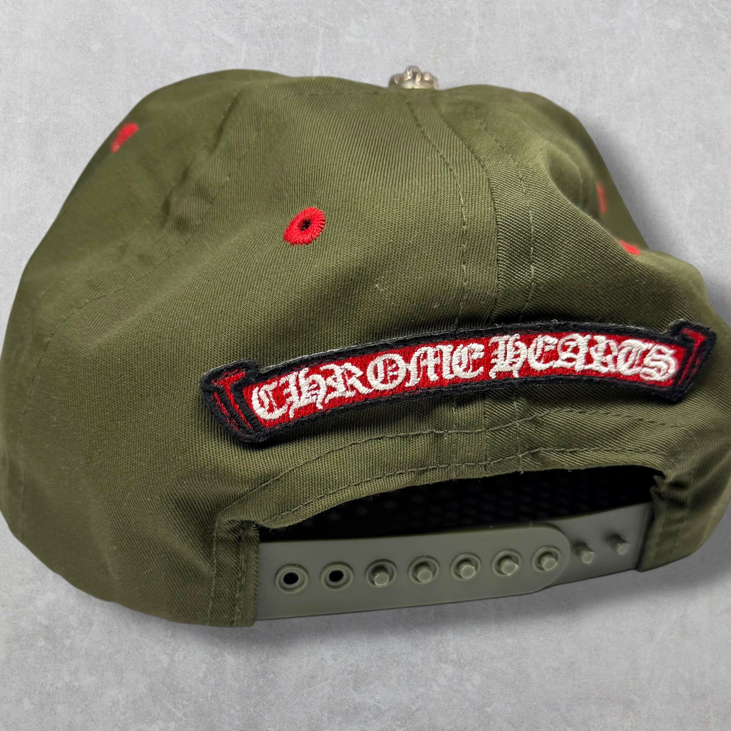 Chrome Hearts Gas Station Olive Hat