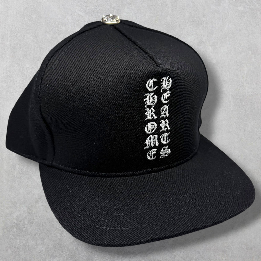 Chrome Hearts Vertical Logo Denim Baseball Hat