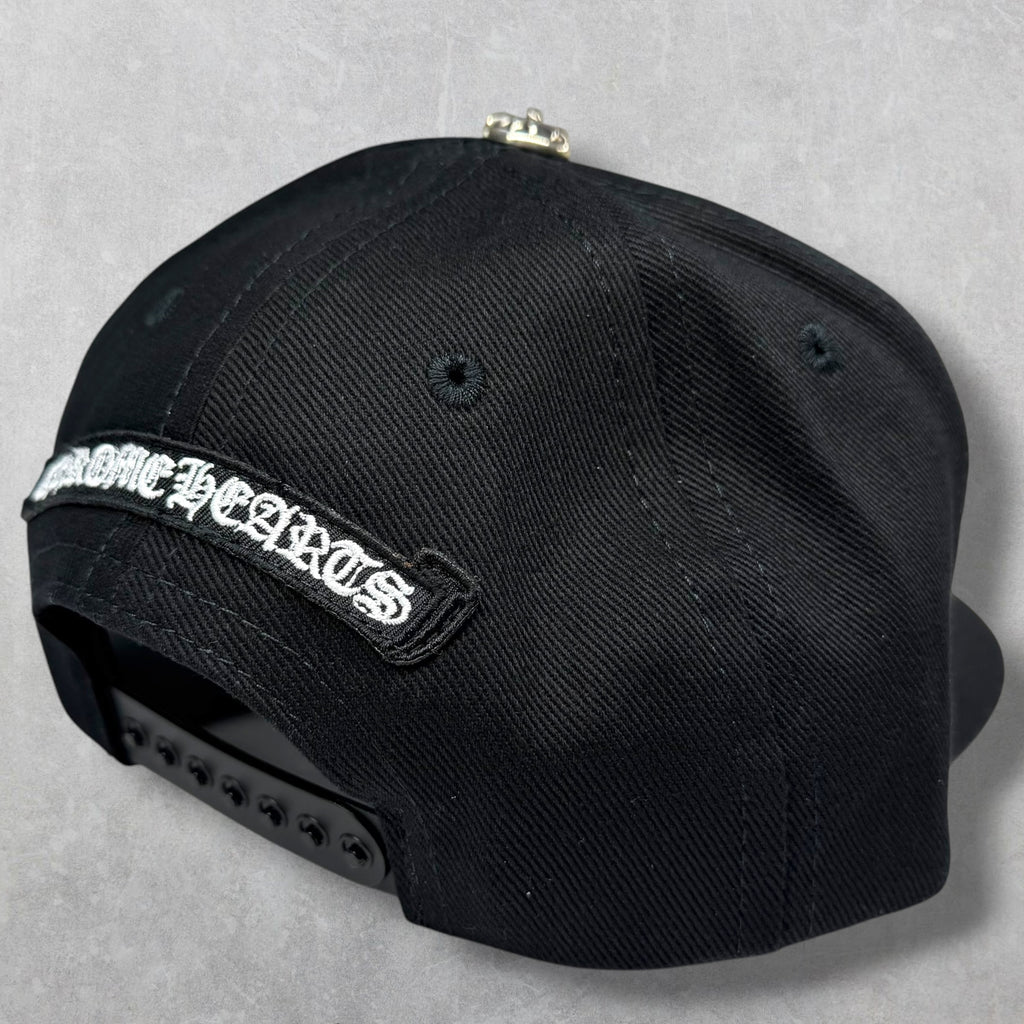 Chrome Hearts Vertical Logo Denim Baseball Hat
