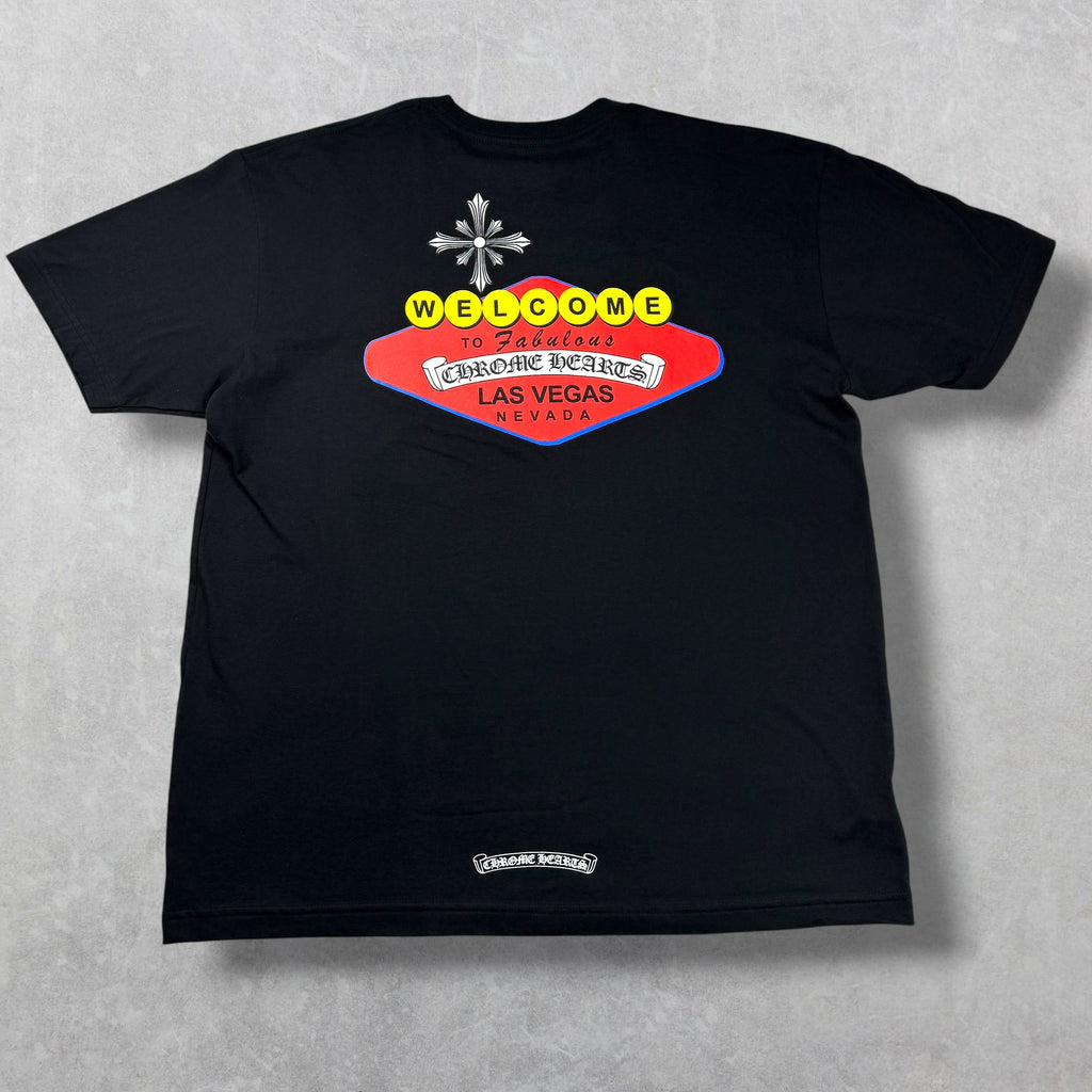 Chrome Hearts Black Welcome to Vegas Tee XL