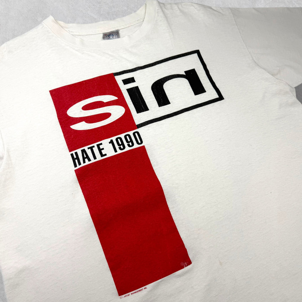 Vintage 1990 Nine Inch Nails "Sin" Tour Tee XL