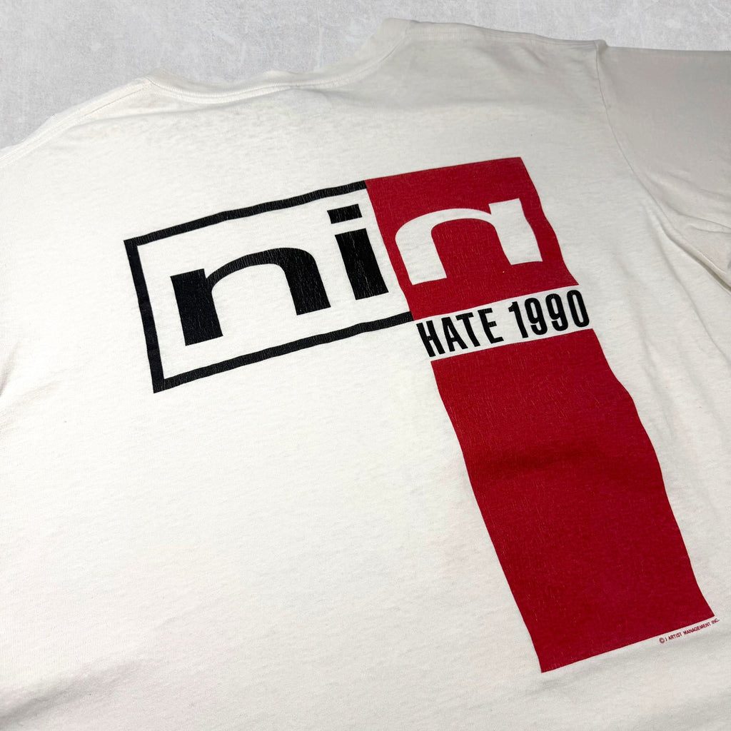 Vintage 1990 Nine Inch Nails "Sin" Tour Tee XL