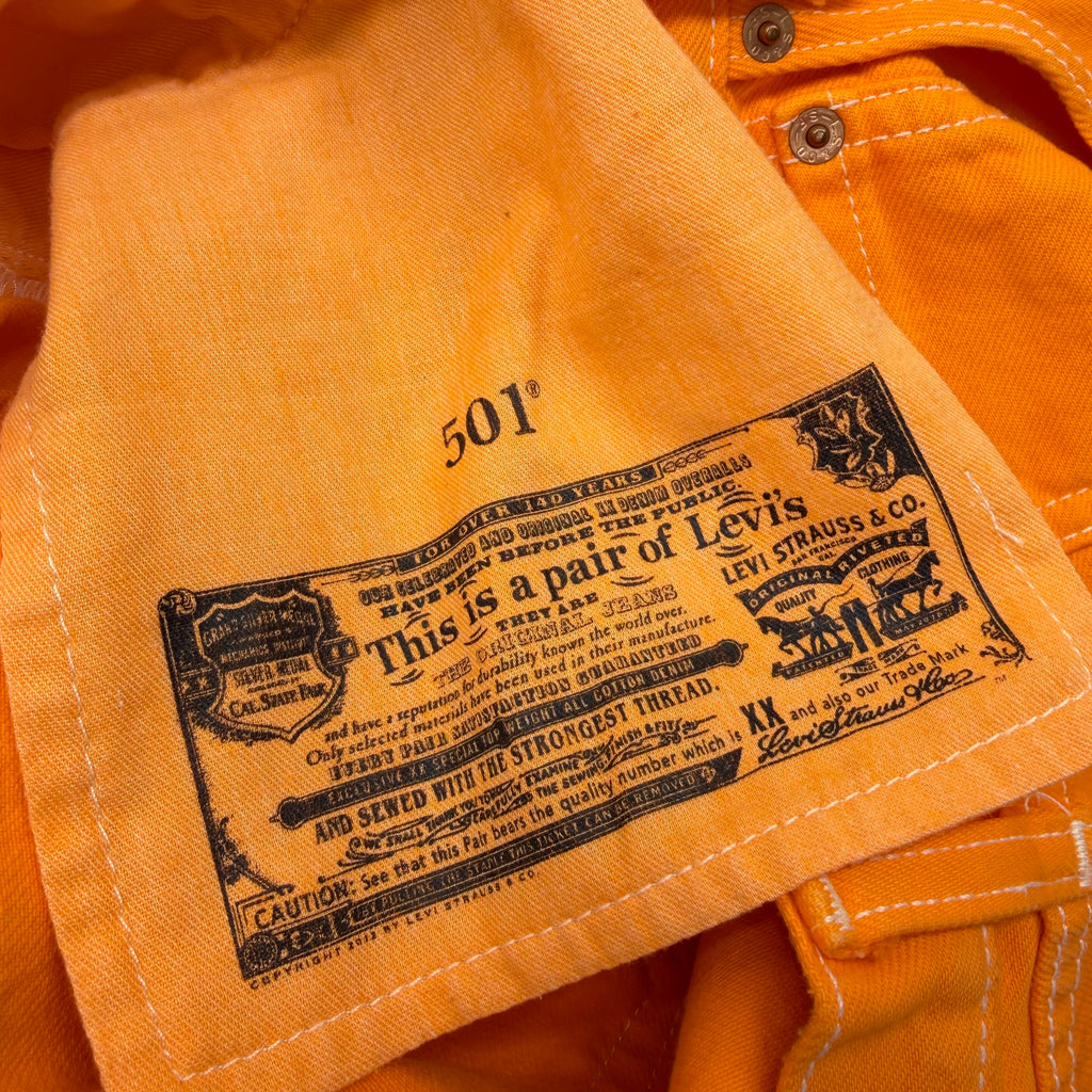 Gallery Dept. La Flare Orange Jeans 33