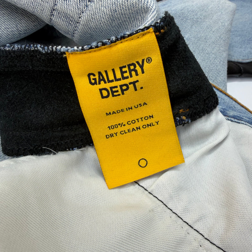 Gallery Dept Bronco Leather Flare Jeans 33