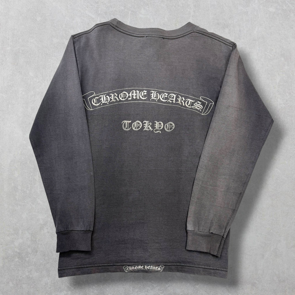 Vintage Chrome Hearts Tokyo Scroll Logo Long Sleeve S