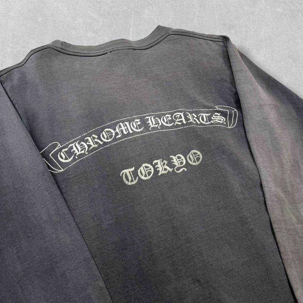 Vintage Chrome Hearts Tokyo Scroll Logo Long Sleeve S