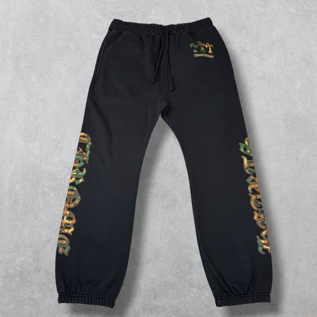Chrome Hearts Camo Triple Cross Sweatpants L