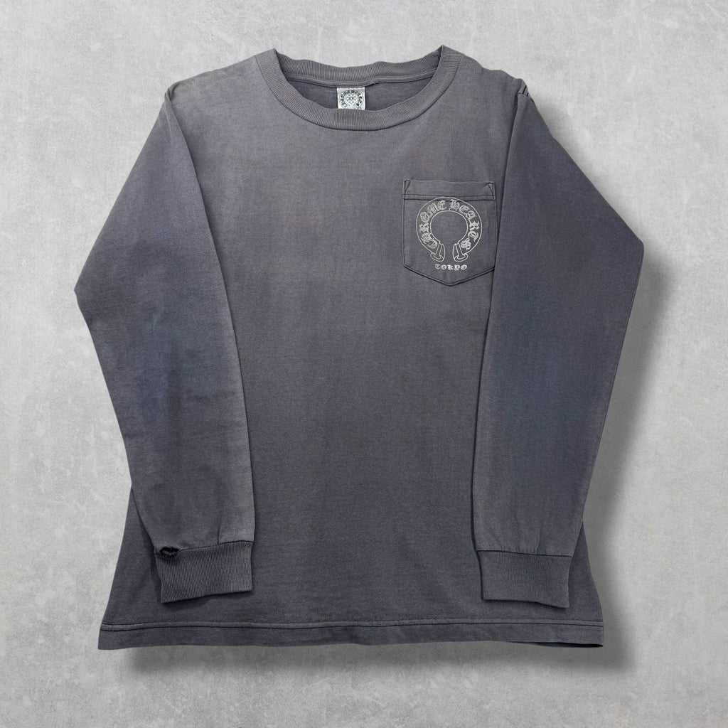 Vintage Chrome Hearts Tokyo Scroll Logo Long Sleeve S