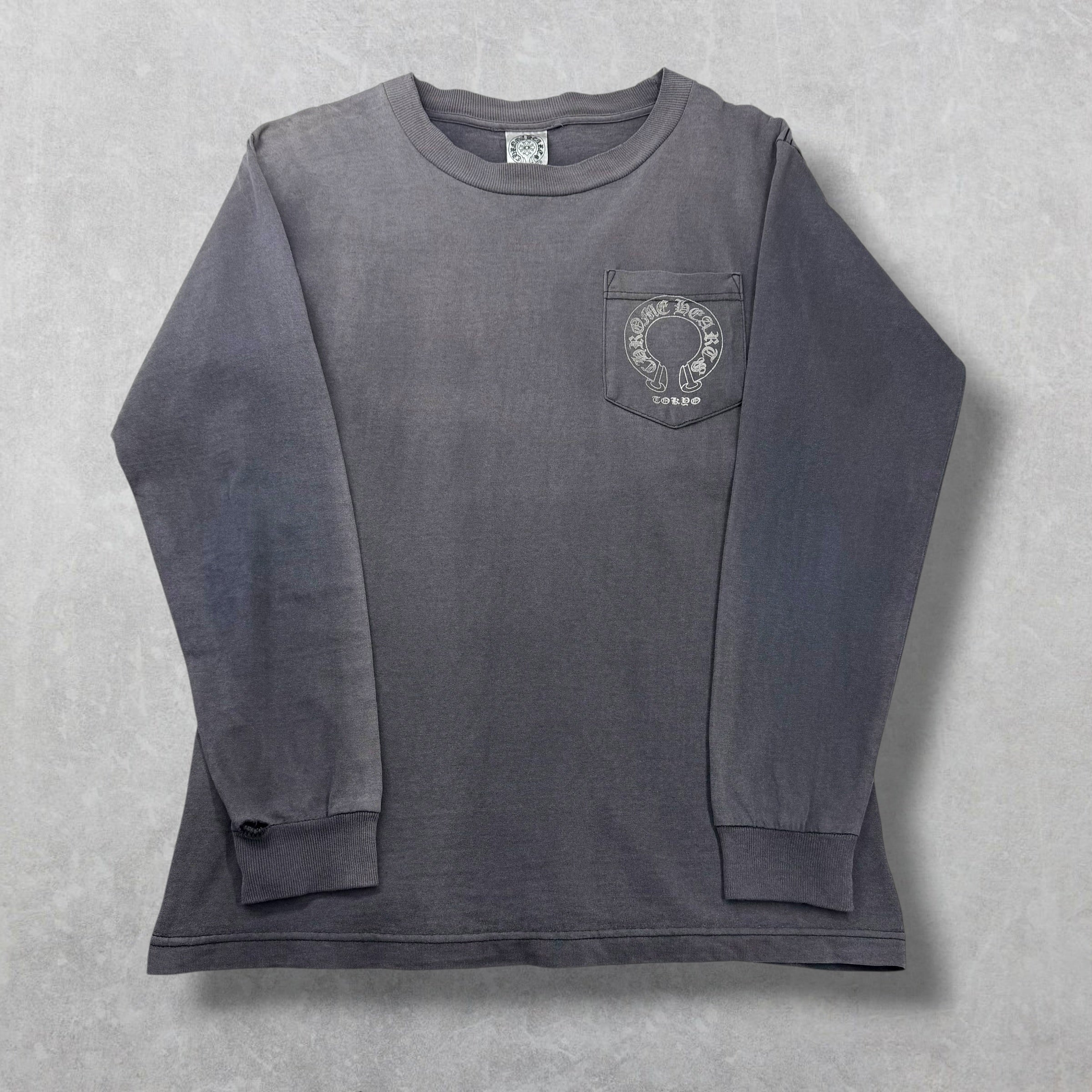 Vintage Chrome Hearts Tokyo Scroll Logo Long Sleeve S