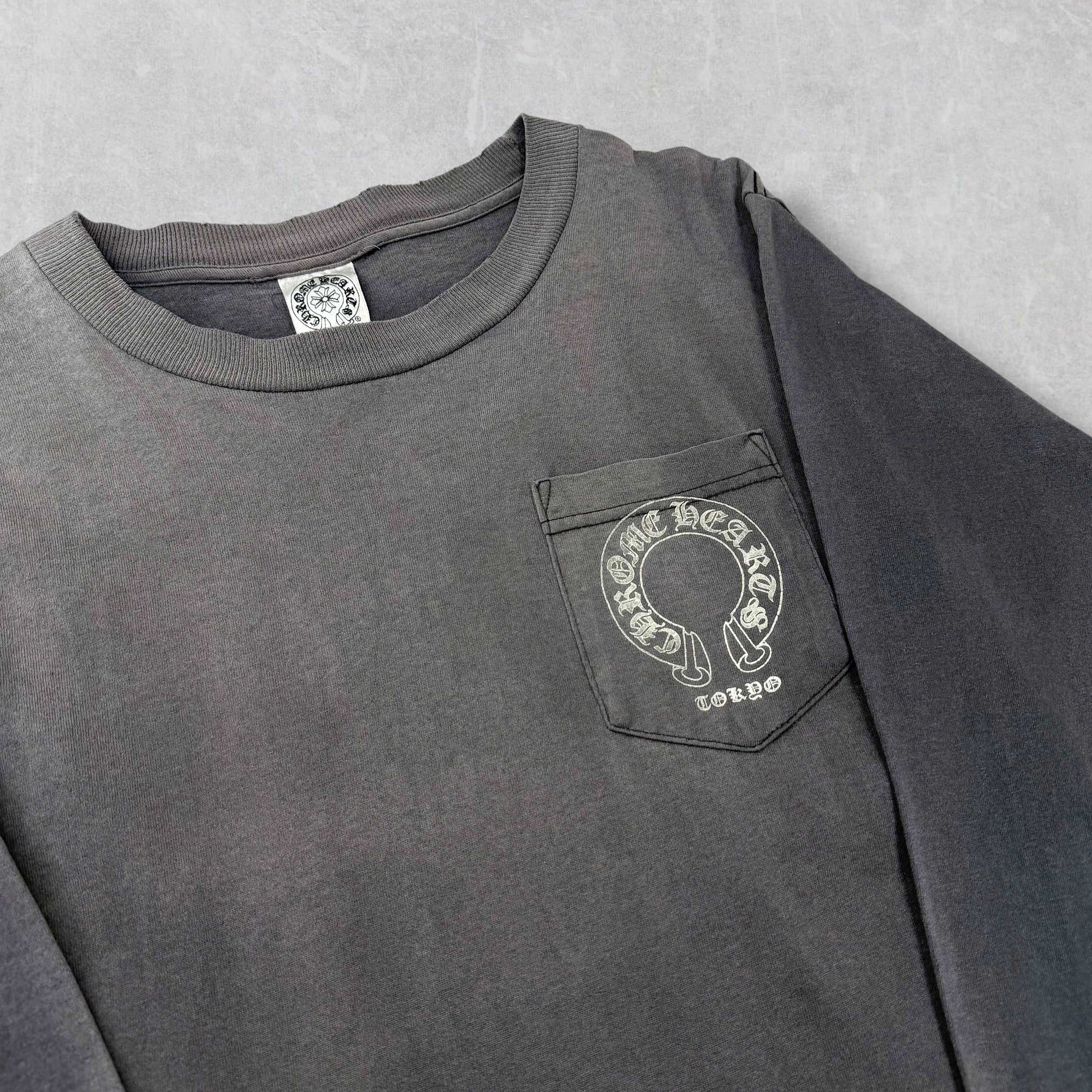 Vintage Chrome Hearts Tokyo Scroll Logo Long Sleeve S