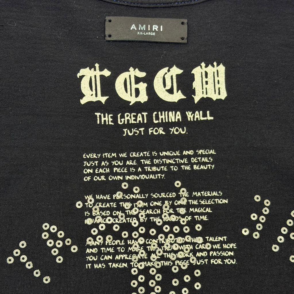 Amiri Great Wall of China Tee XXL