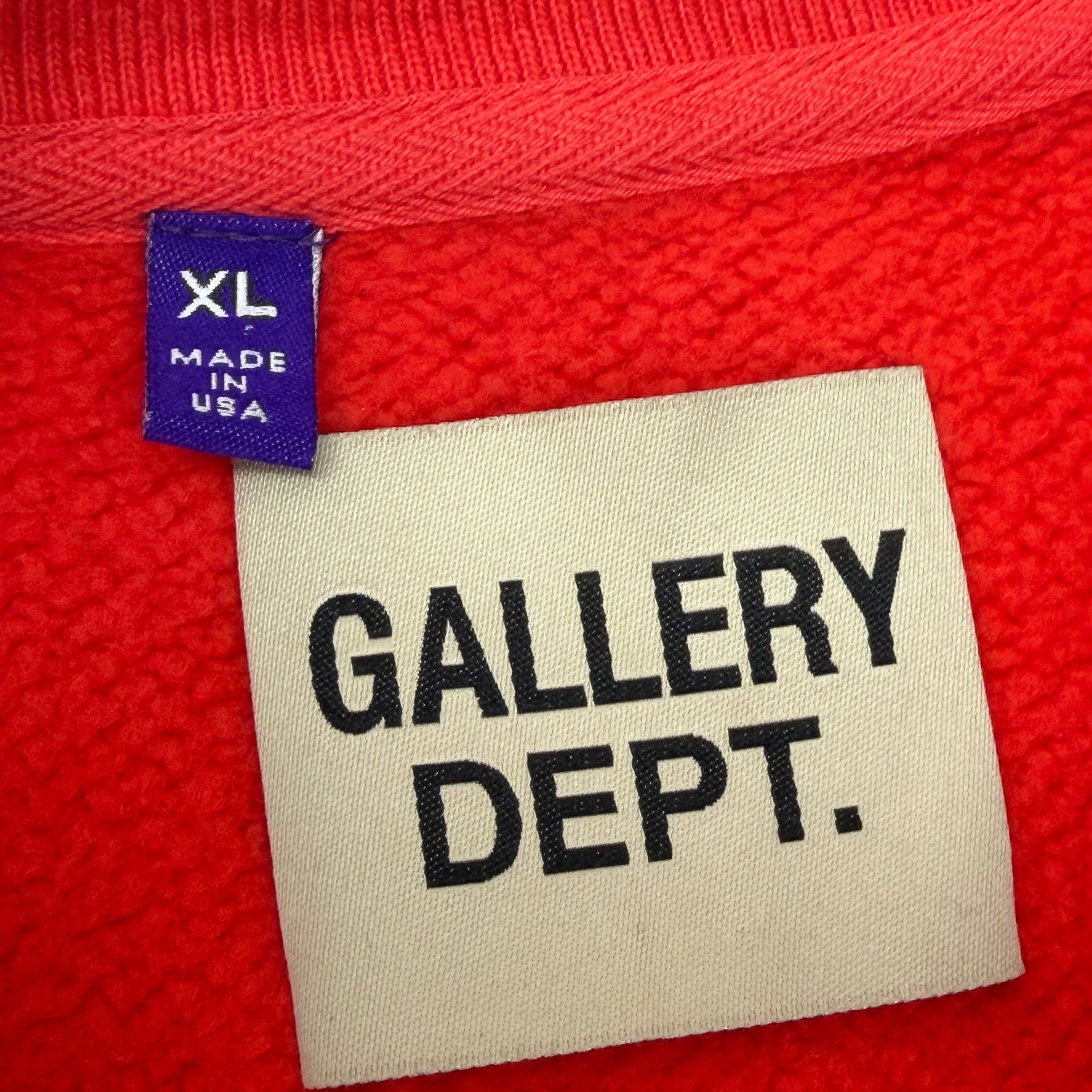Gallery Dept. Musique Red Crewneck XL