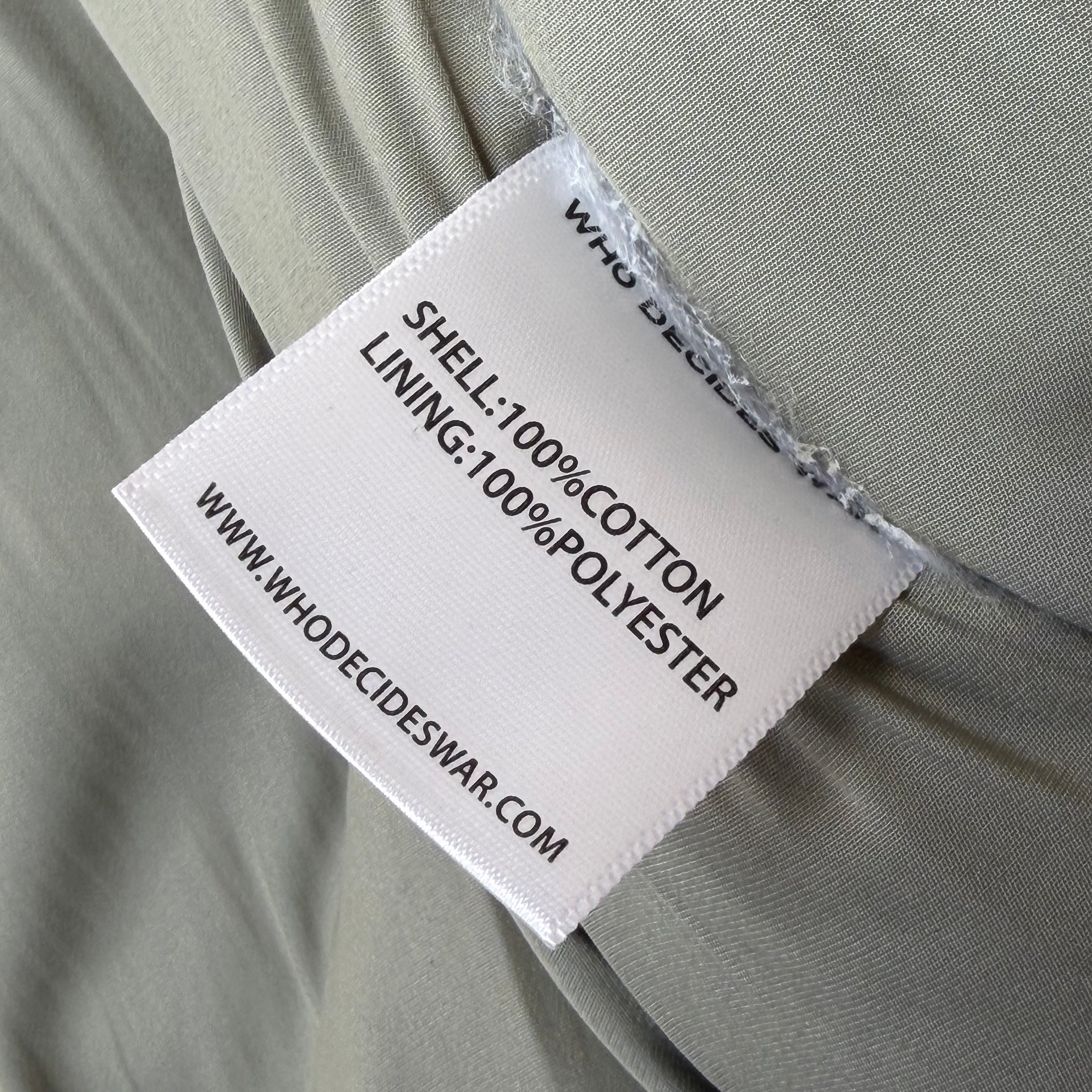Who Decides War Khaki Husk Jacket L