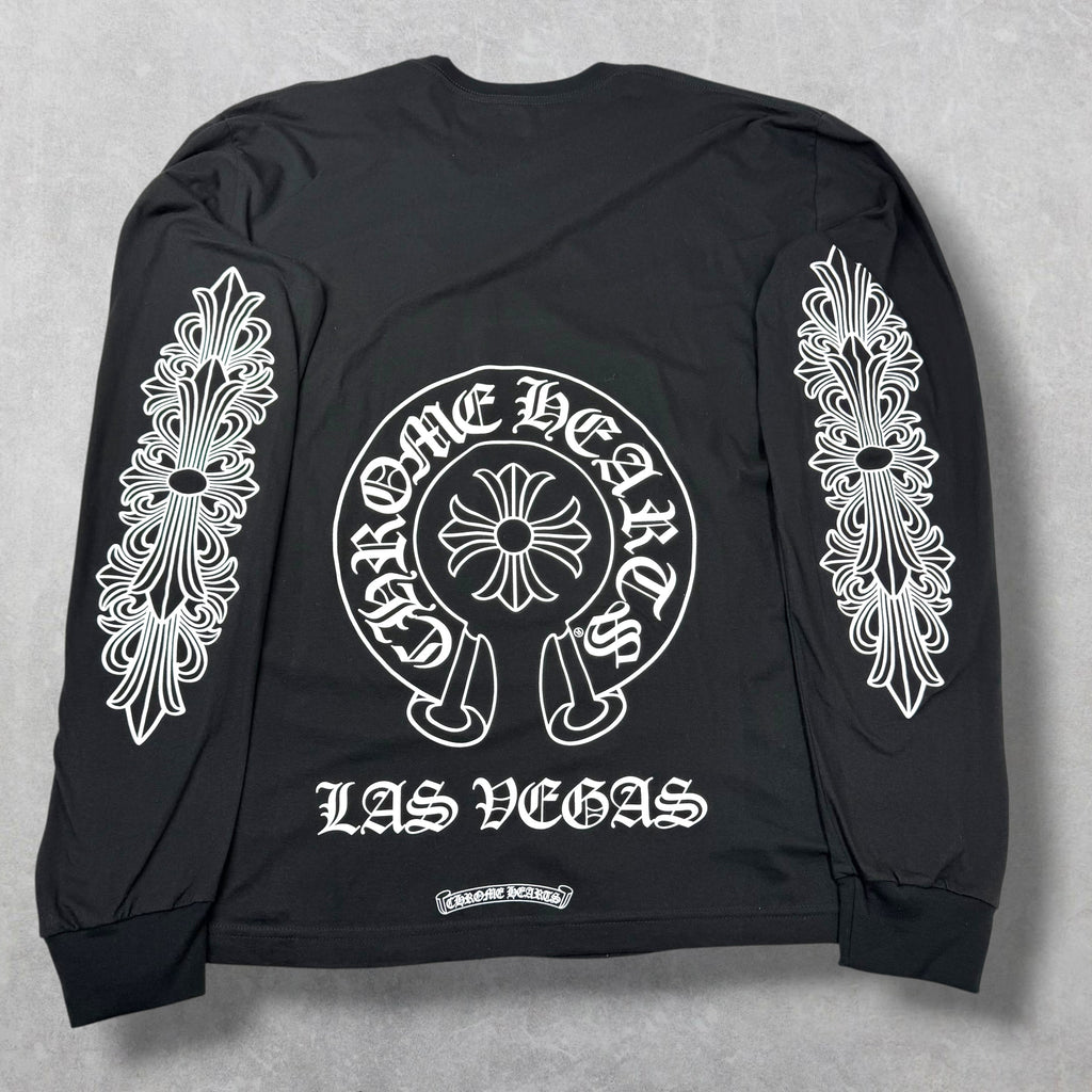 Chrome Hearts Las Vegas Horseshoe Floral L/S XXL