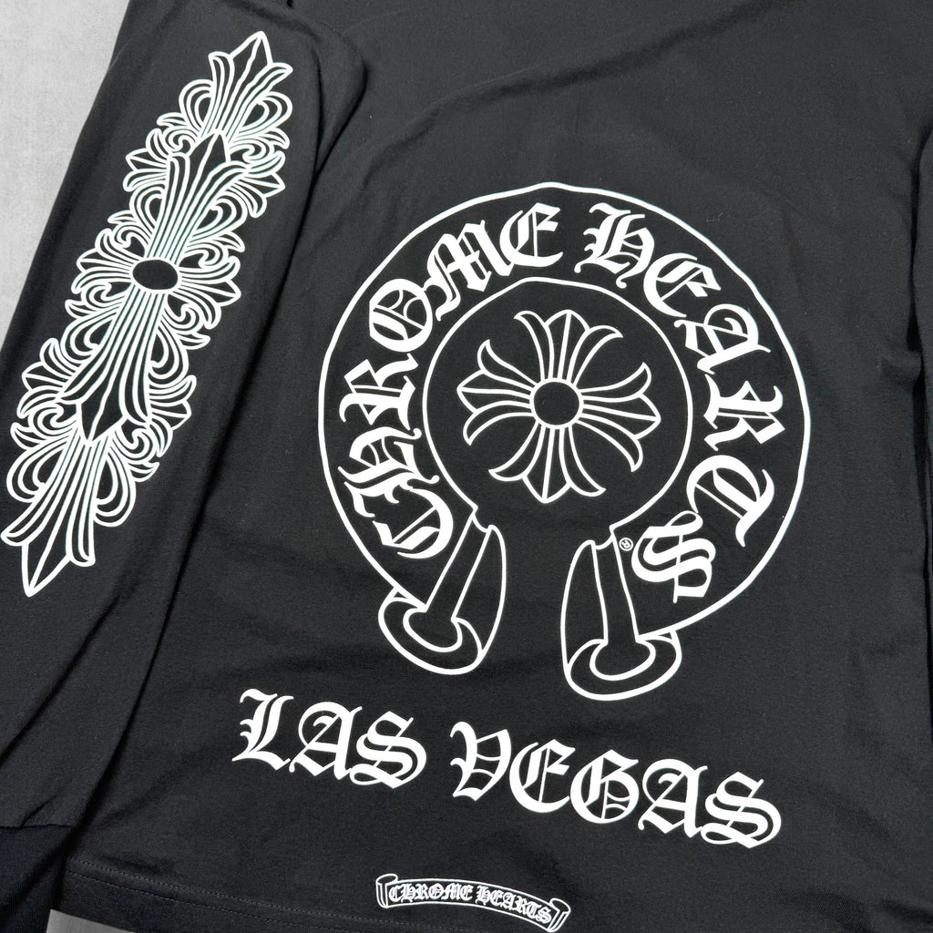Chrome Hearts Las Vegas Horseshoe Floral L/S XXL