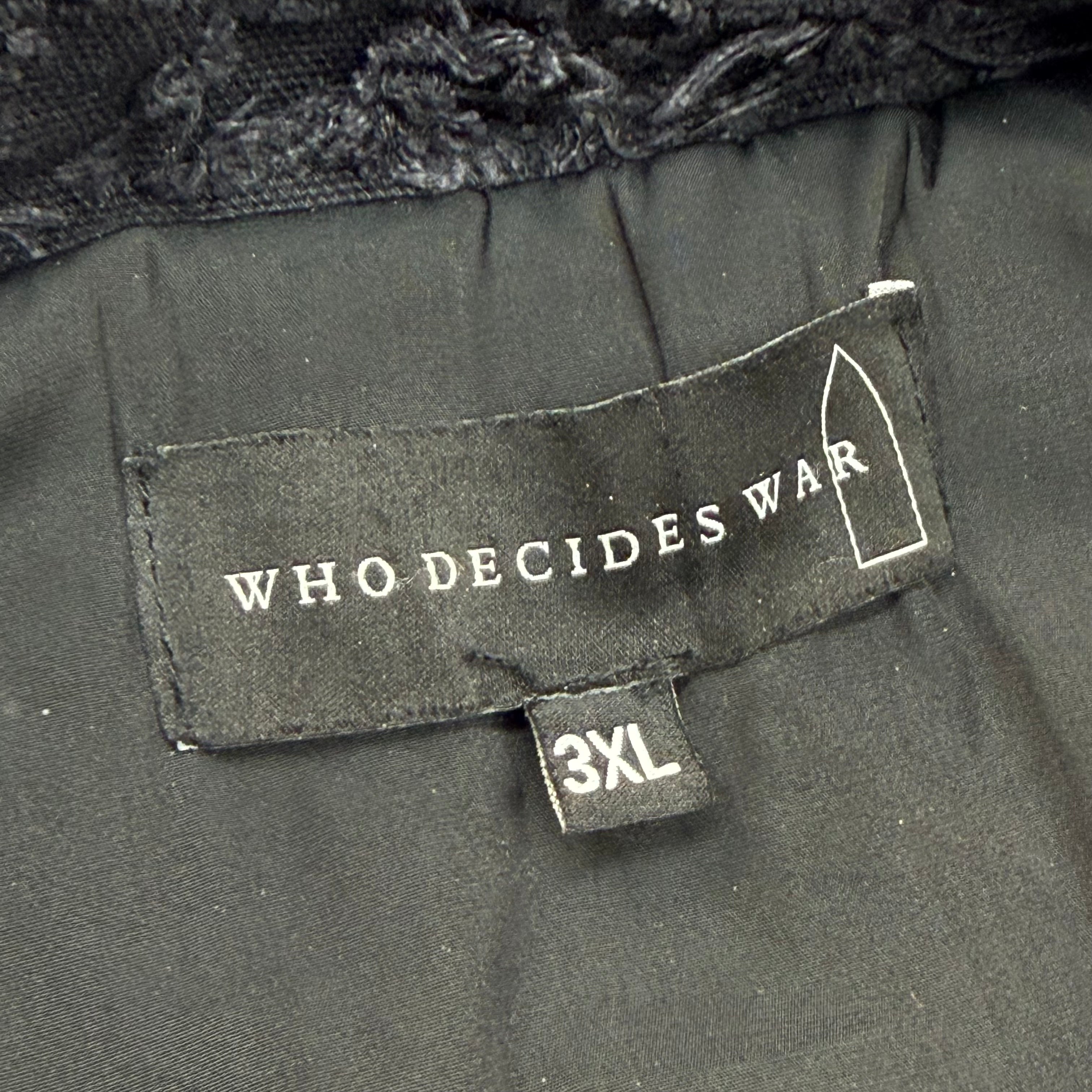 Who Decides War Black Husk Jacket XXXL