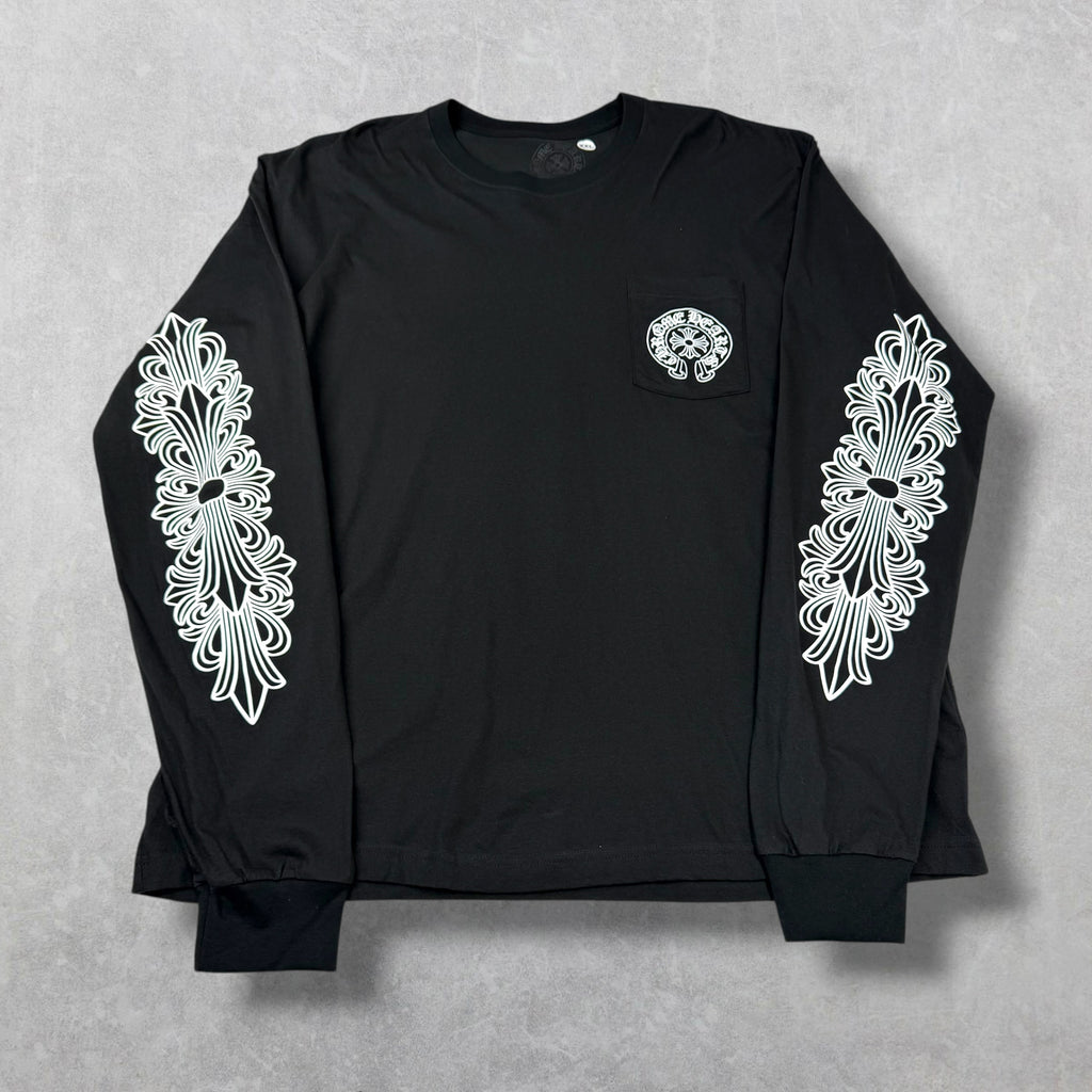 Chrome Hearts Las Vegas Horseshoe Floral L/S XXL