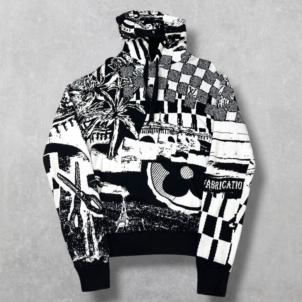 Louis Vuitton Parisian College Jacquard Hoodie M