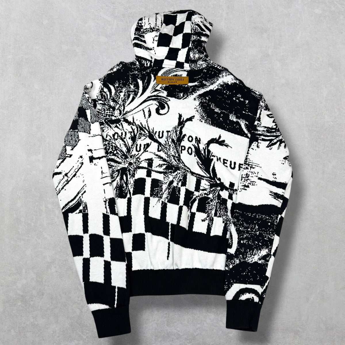 Louis Vuitton Parisian College Jacquard Hoodie M