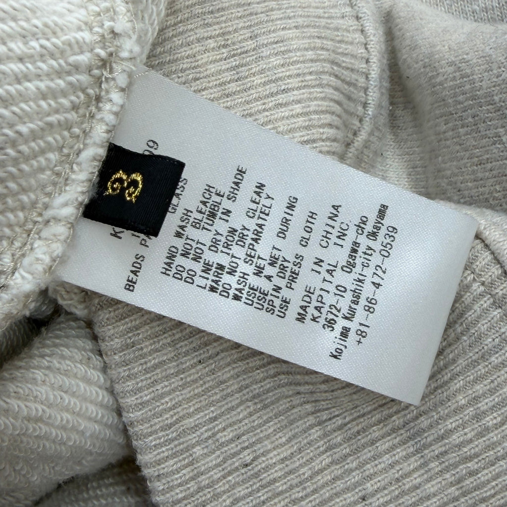 Kapital Eye-Motif Ecru Hoodie 3 (L)