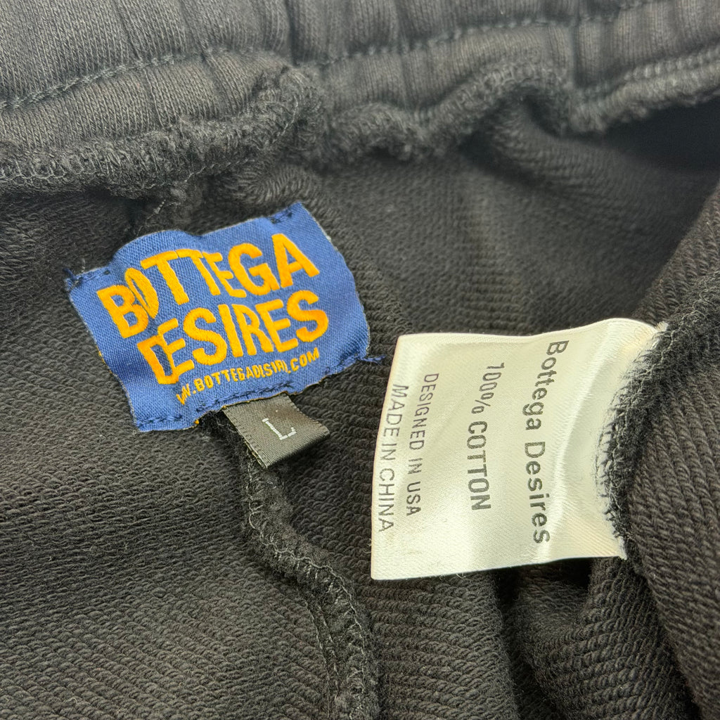 Bottega Desires Patch Sweatpants Black L